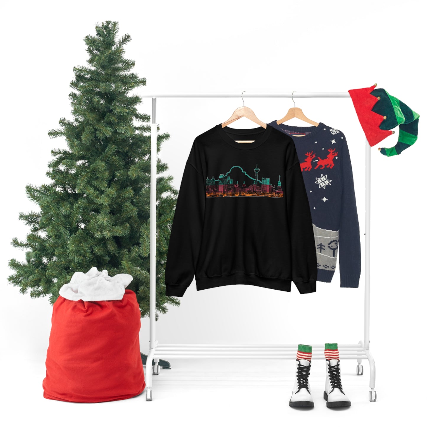 San Antonio Spurs Basketball Unisex Heavy Blend Crewneck Sweatshirt