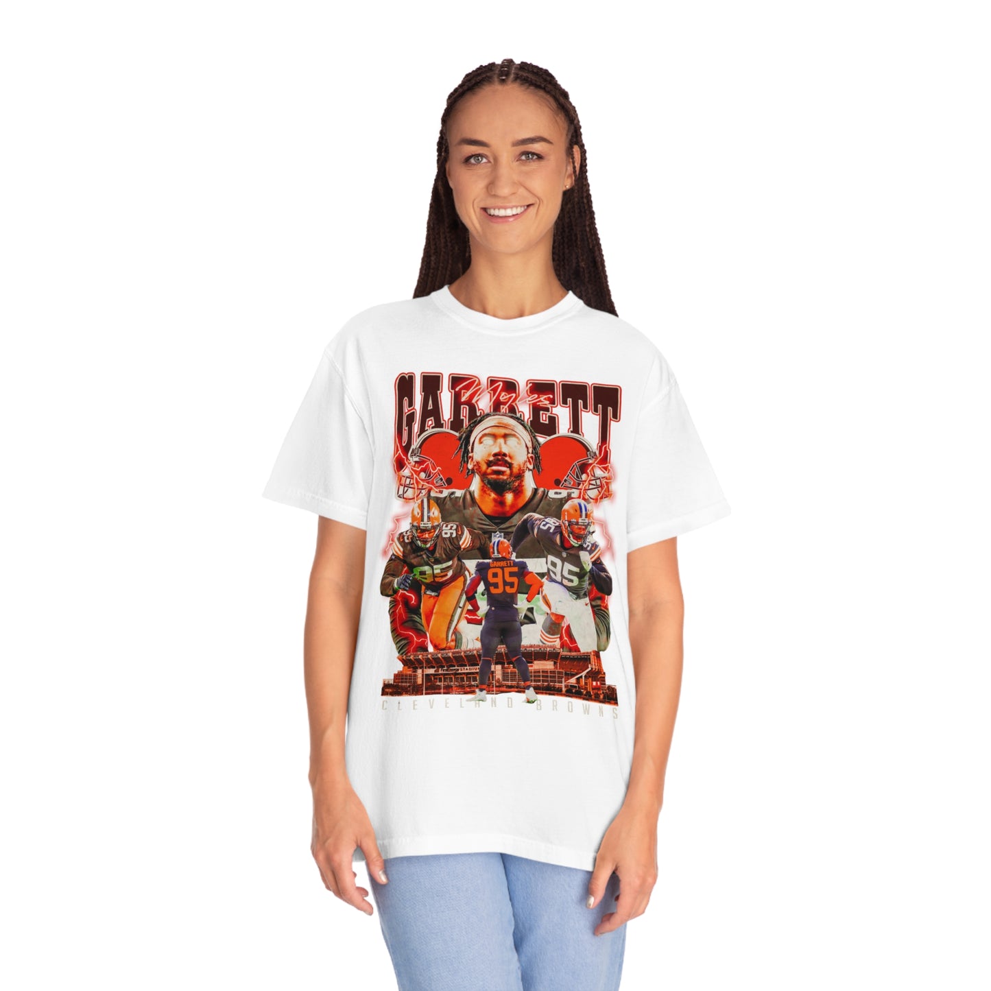 Garrett Browns Football Unisex Garment-Dyed T-shirt