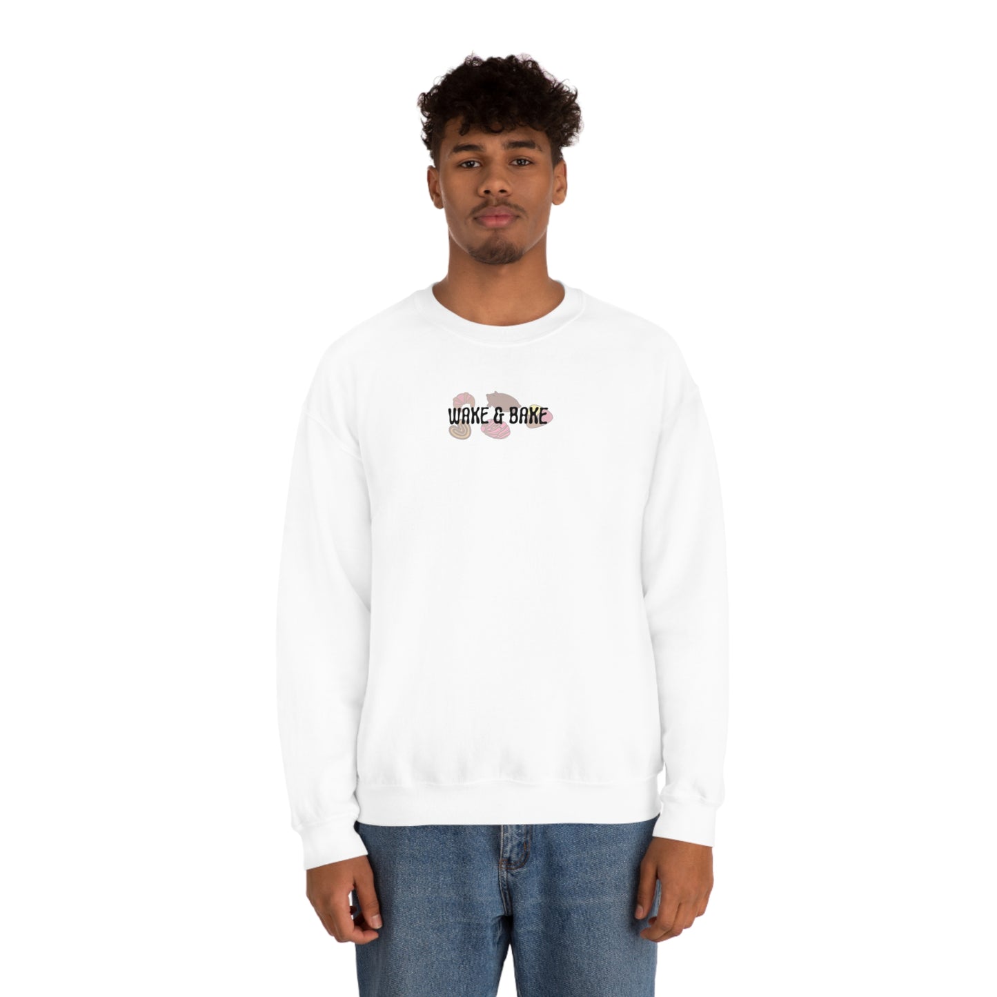 Wake & Bake Pan Dulce Unisex Heavy Blend Crewneck Sweatshirt