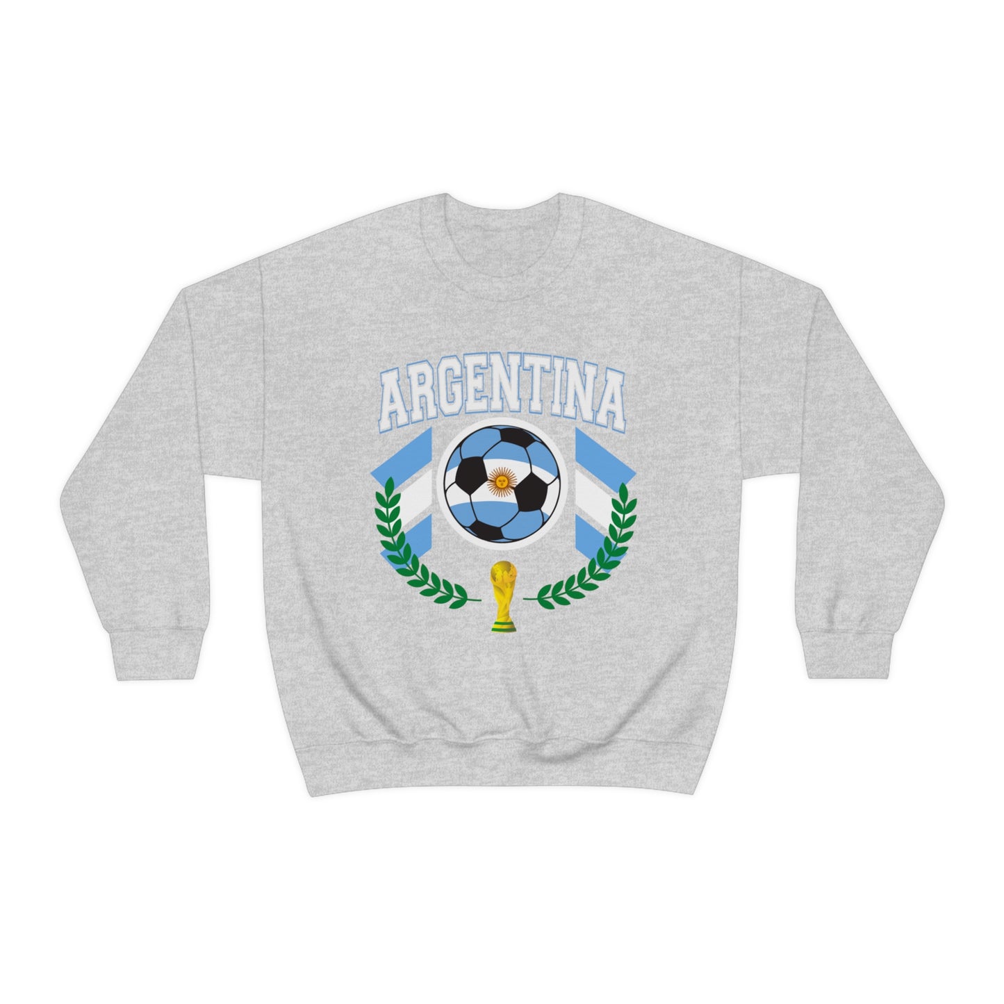 Argentina World Cup Soccer Unisex Heavy Blend Crewneck Sweatshirt