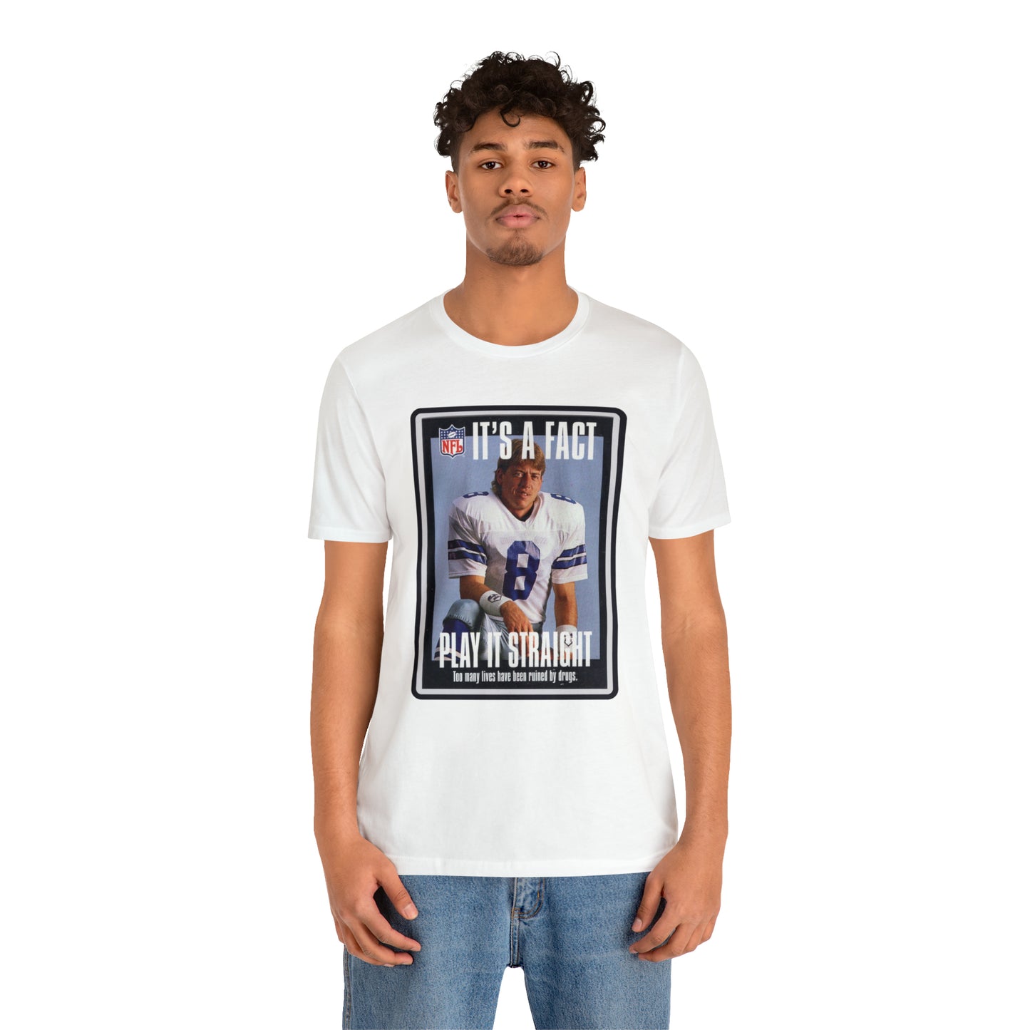 90s Throwback Dallas Cowboys Troy Aikman v2 Sports Illustrated Magazine Unisex Jersey Short Sleeve Tee