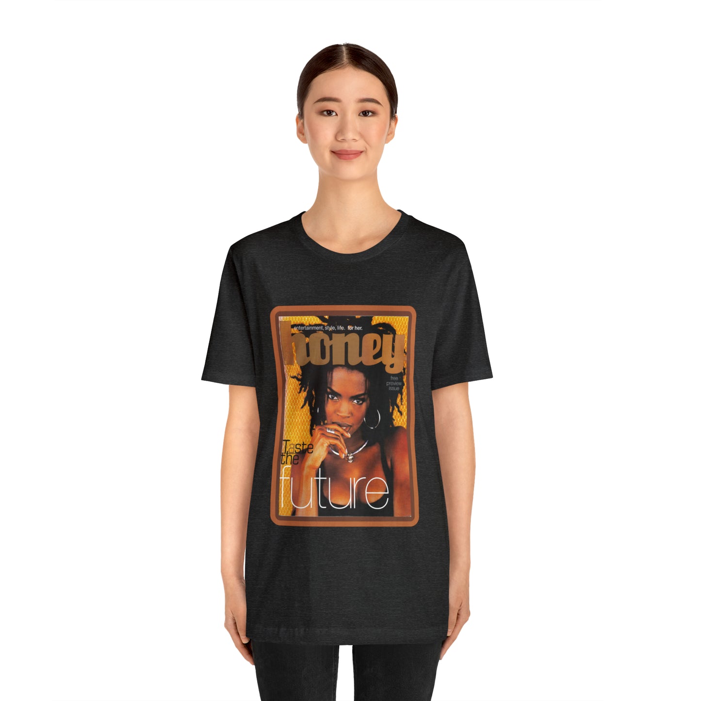 90s Throwback Lauryn Hill Vibe Magazine Unisex Jersey Short Sleeve Tee