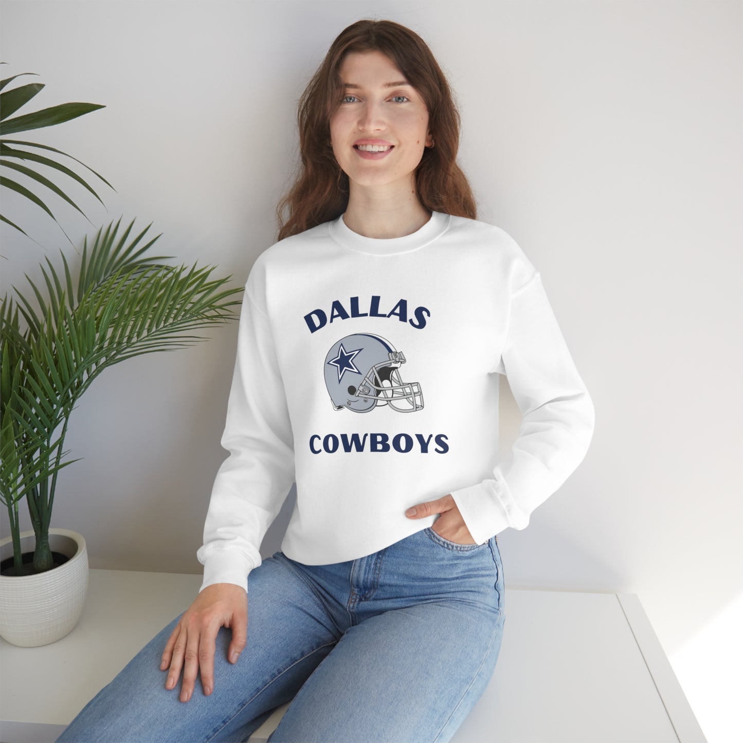 Dallas Cowboys Football Unisex Heavy Blend Crewneck Sweatshirt