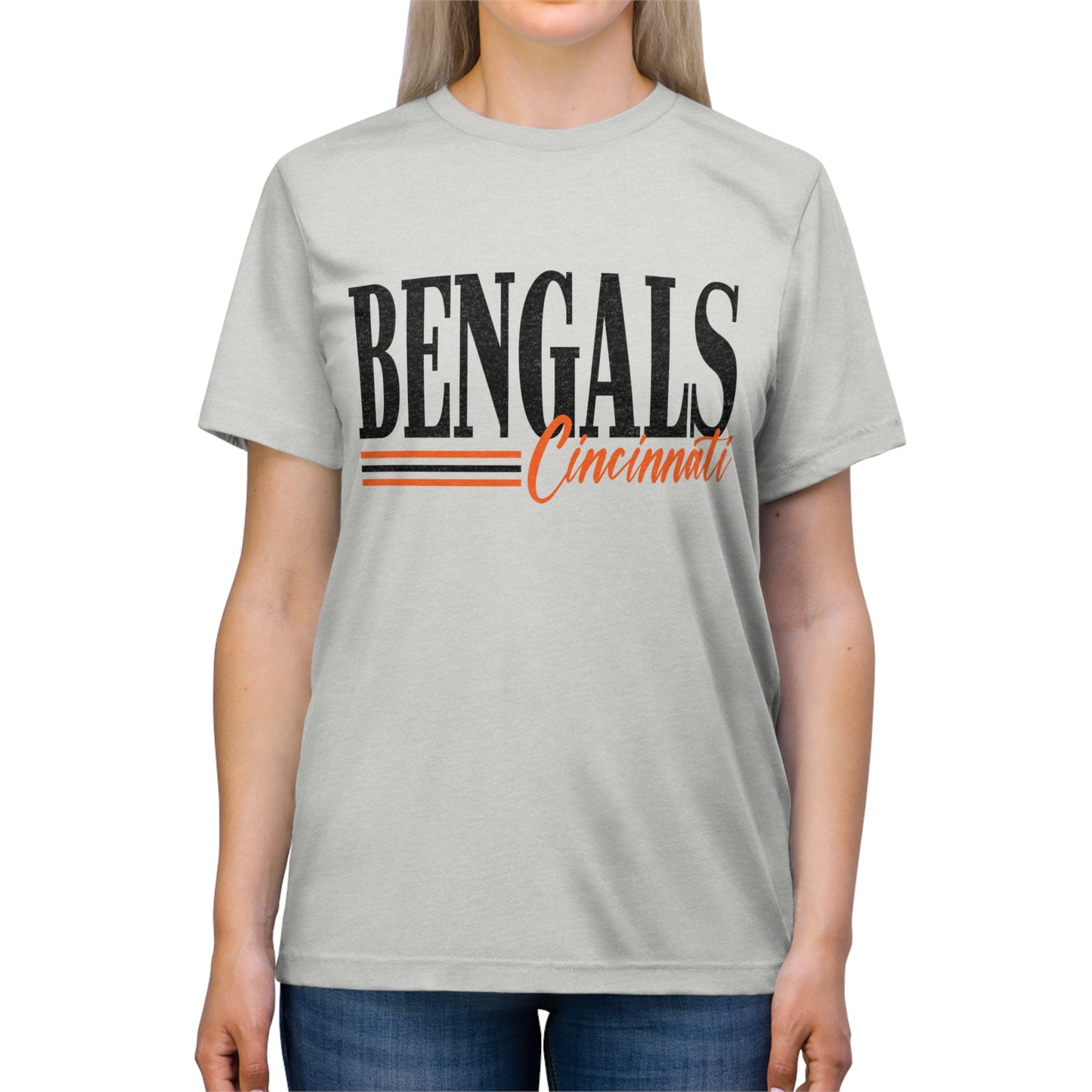 Cincinnati Football Unisex Triblend Tee