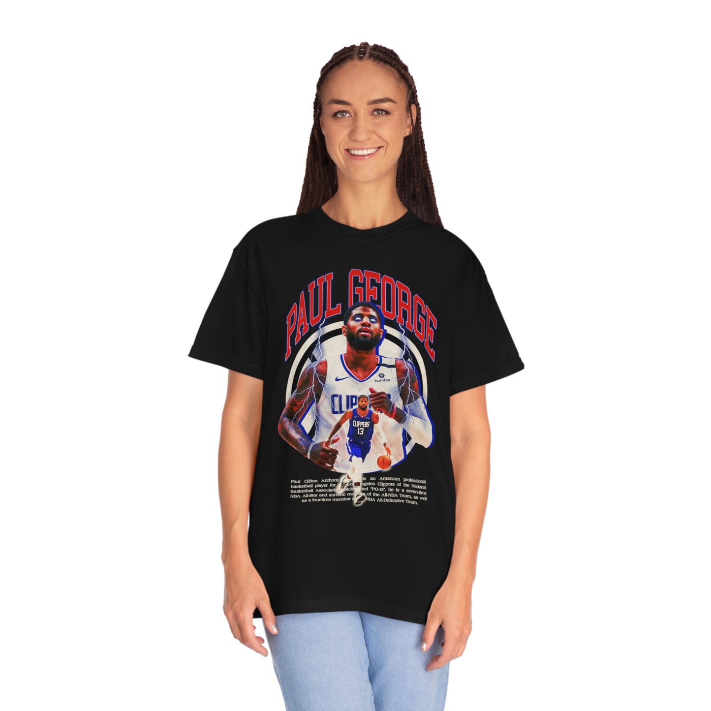 Clipper Basketball Paul Unisex Garment-Dyed T-shirt