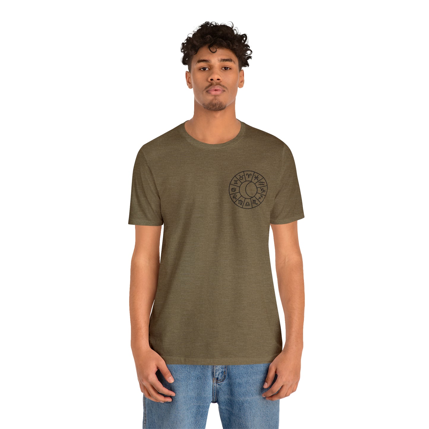 Zodiac Gemini - Astrology Unisex Jersey Short Sleeve Tee Front/Back Print