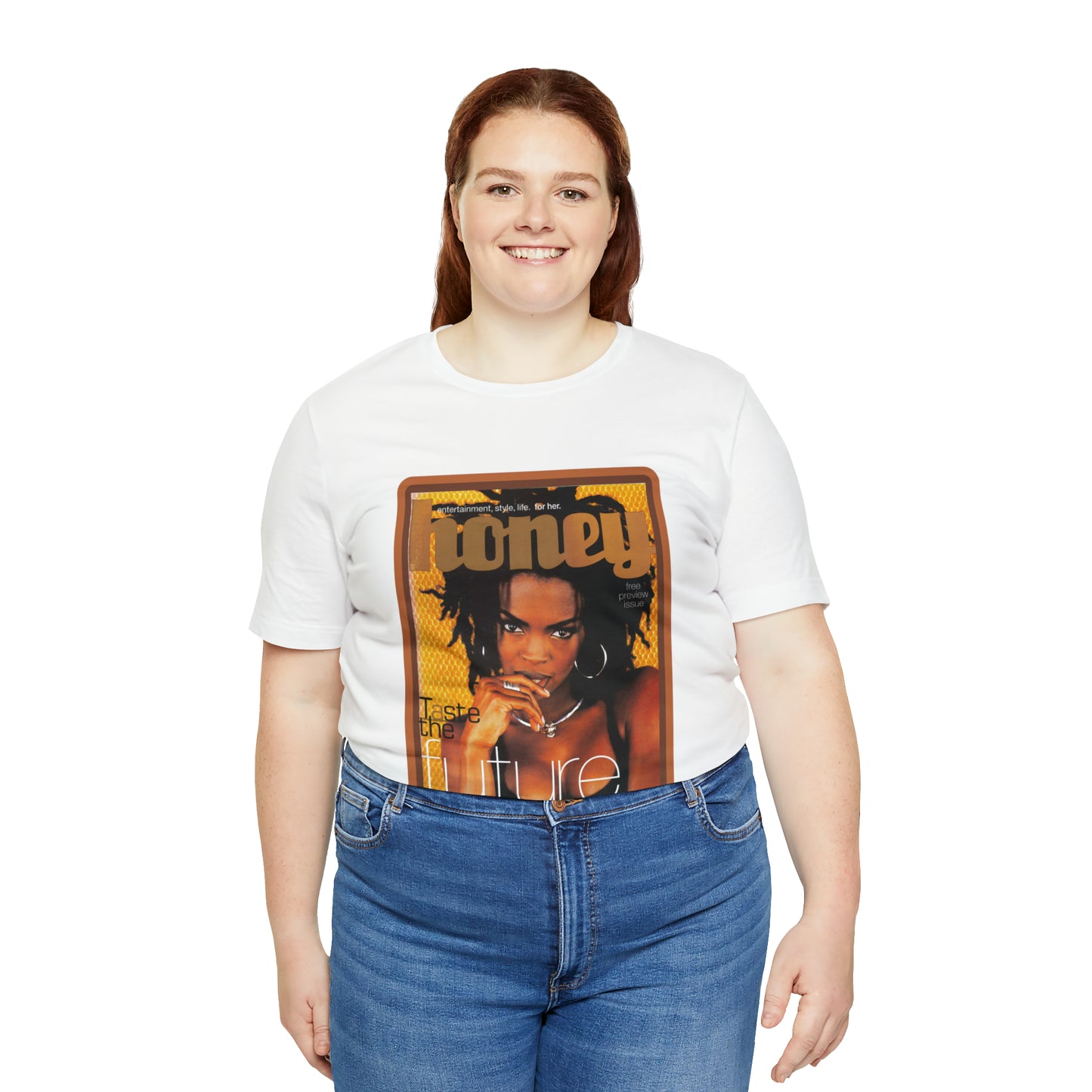 90s Throwback Lauryn Hill Vibe Magazine Unisex Jersey Short Sleeve Tee