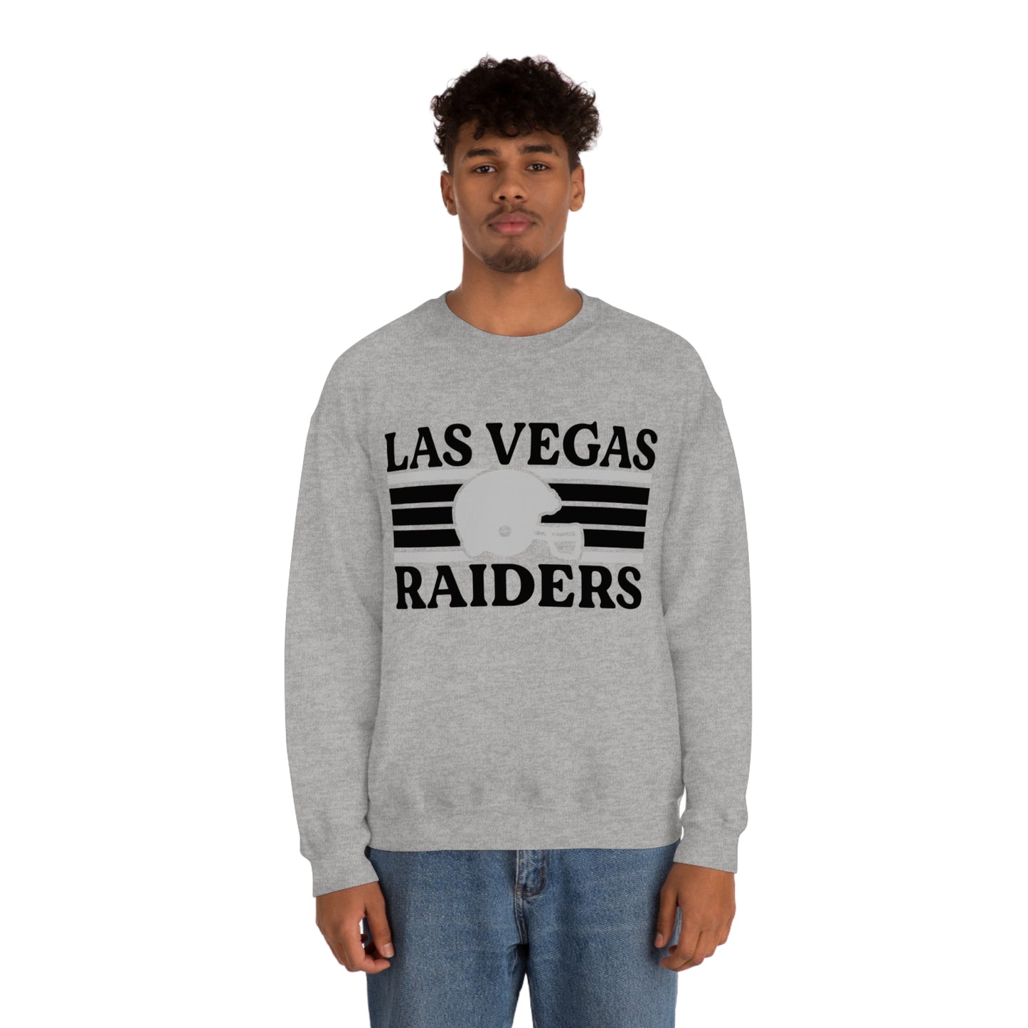 Retro Style Las Vegas Football Unisex Heavy Blend Crewneck Sweatshirt