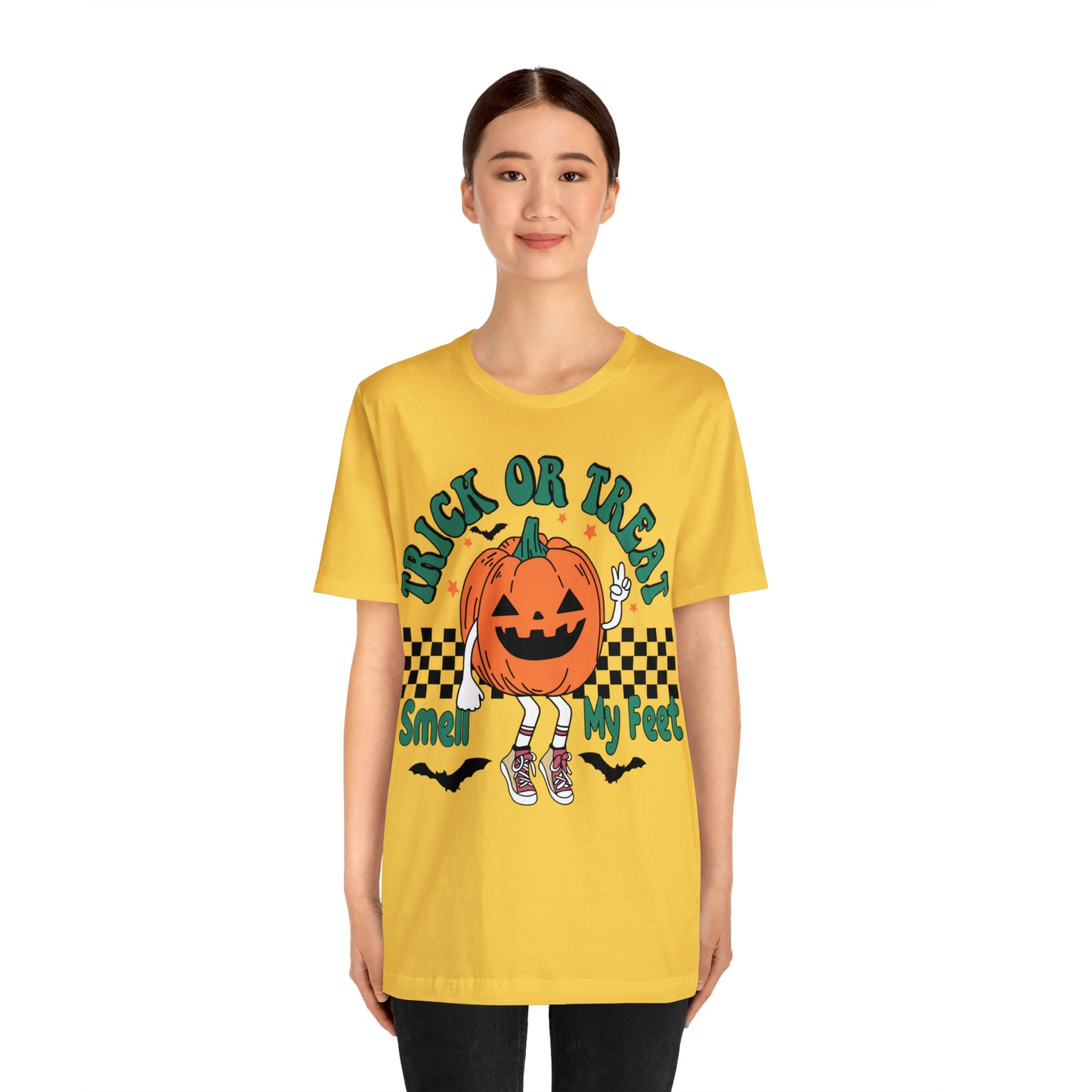 Trick or Treat Smell My Feet | Unisex Jersey Short Sleeve Tee