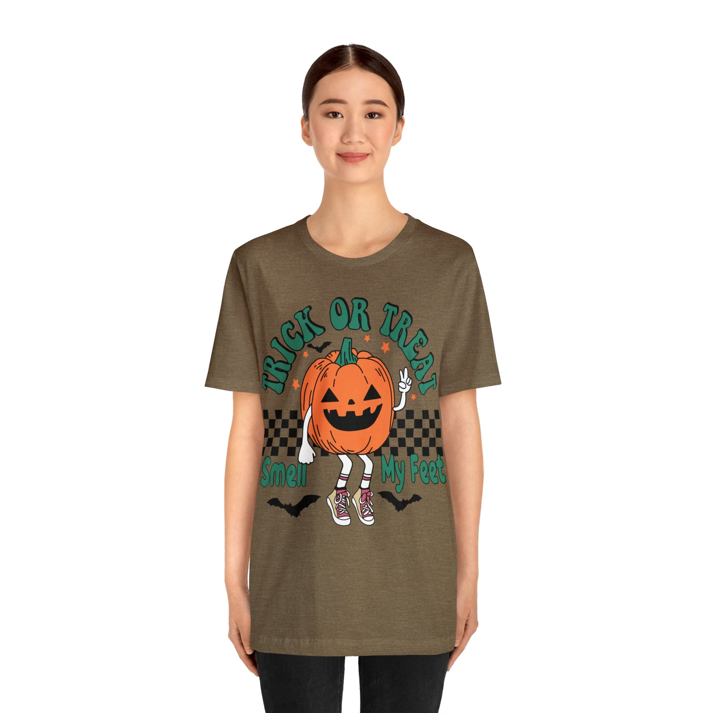Trick or Treat Smell My Feet | Unisex Jersey Short Sleeve Tee