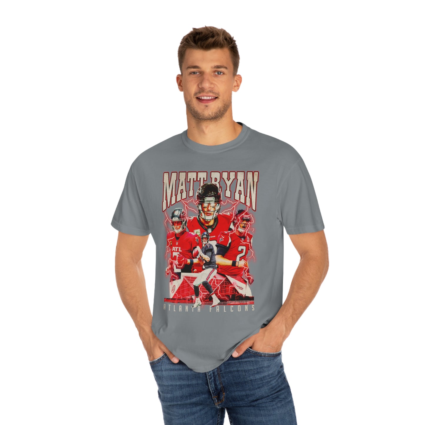 Ryan Falcons Football Unisex Garment-Dyed T-shirt