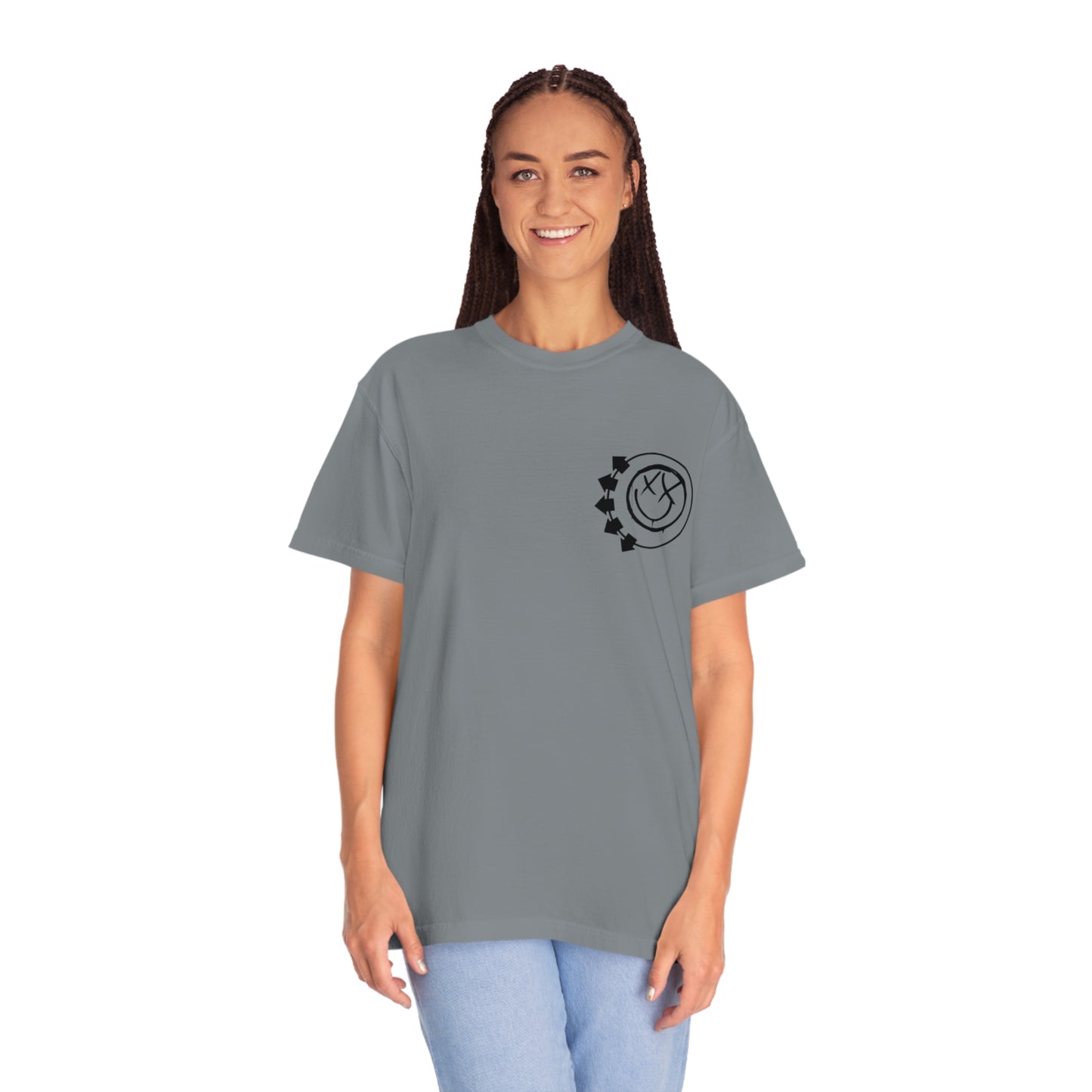 The Girl @ the rock show Unisex Garment-Dyed T-shirt