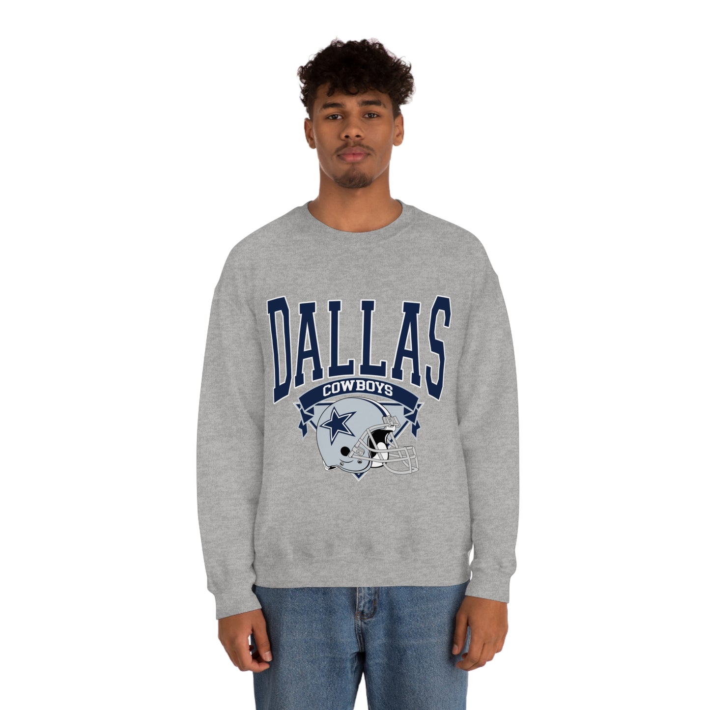 Dallas Cowboys Football Unisex Heavy Blend Crewneck Sweatshirt