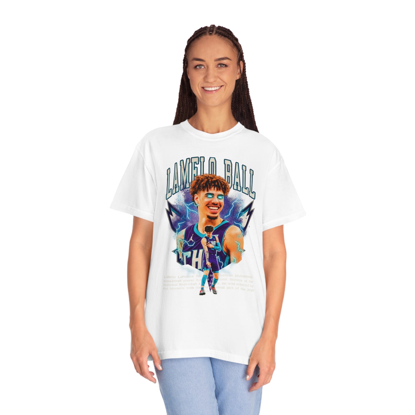 Lamely Ball Basketball Unisex Garment-Dyed T-shirt