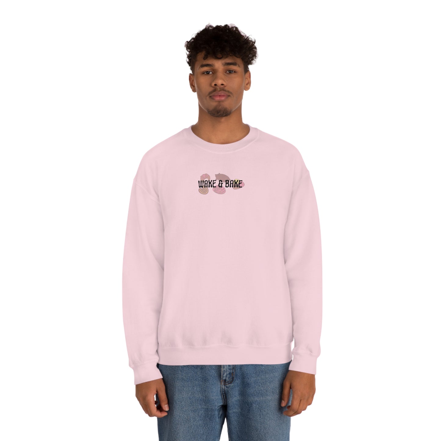 Wake & Bake Pan Dulce Unisex Heavy Blend Crewneck Sweatshirt