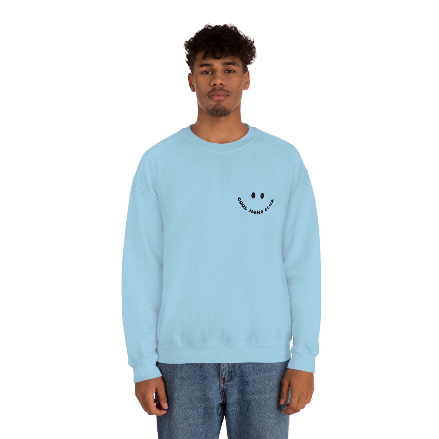 Cool Moms Club Unisex DryBlend® Crewneck Sweatshirt Front/Back Print