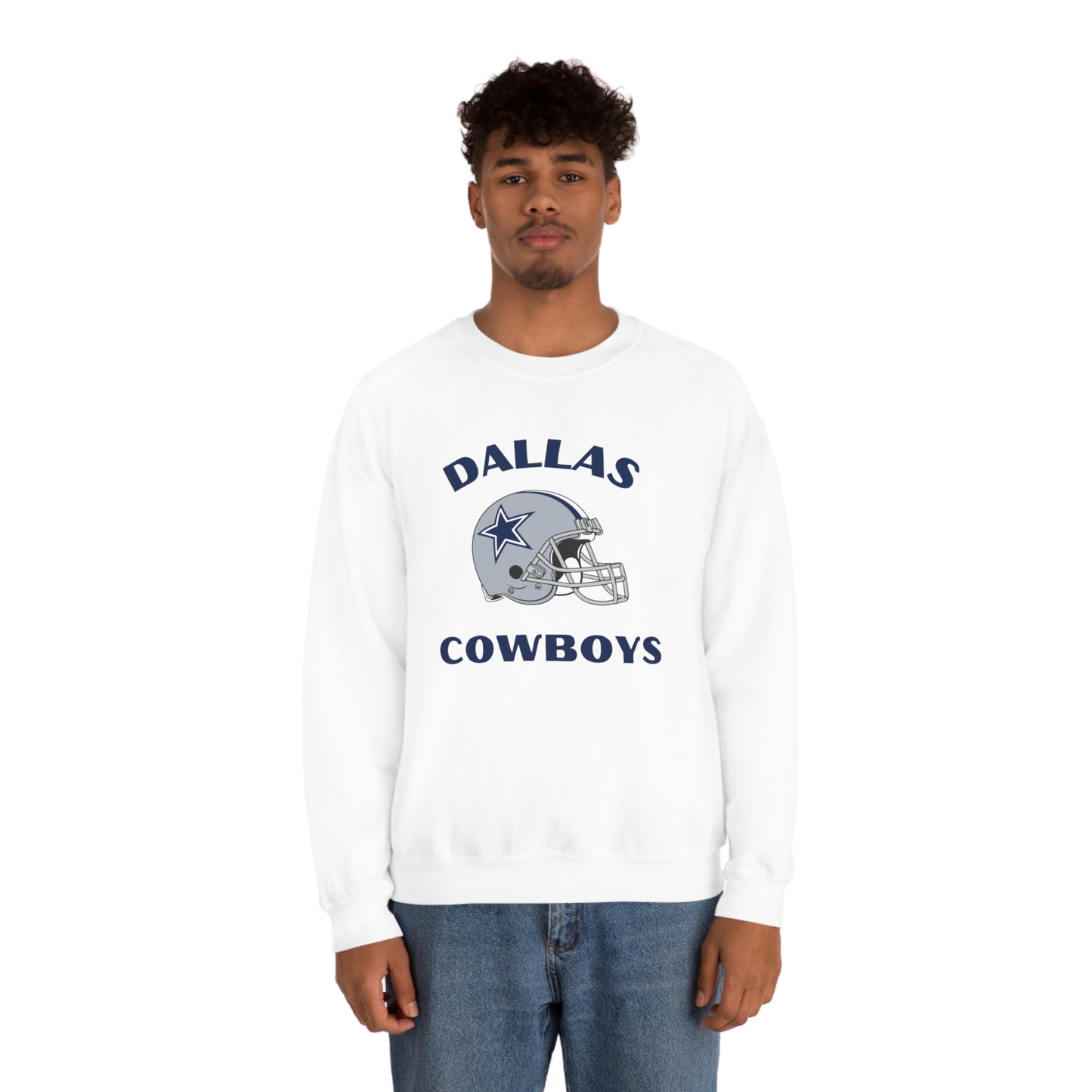 Dallas Cowboys Football Unisex Heavy Blend Crewneck Sweatshirt