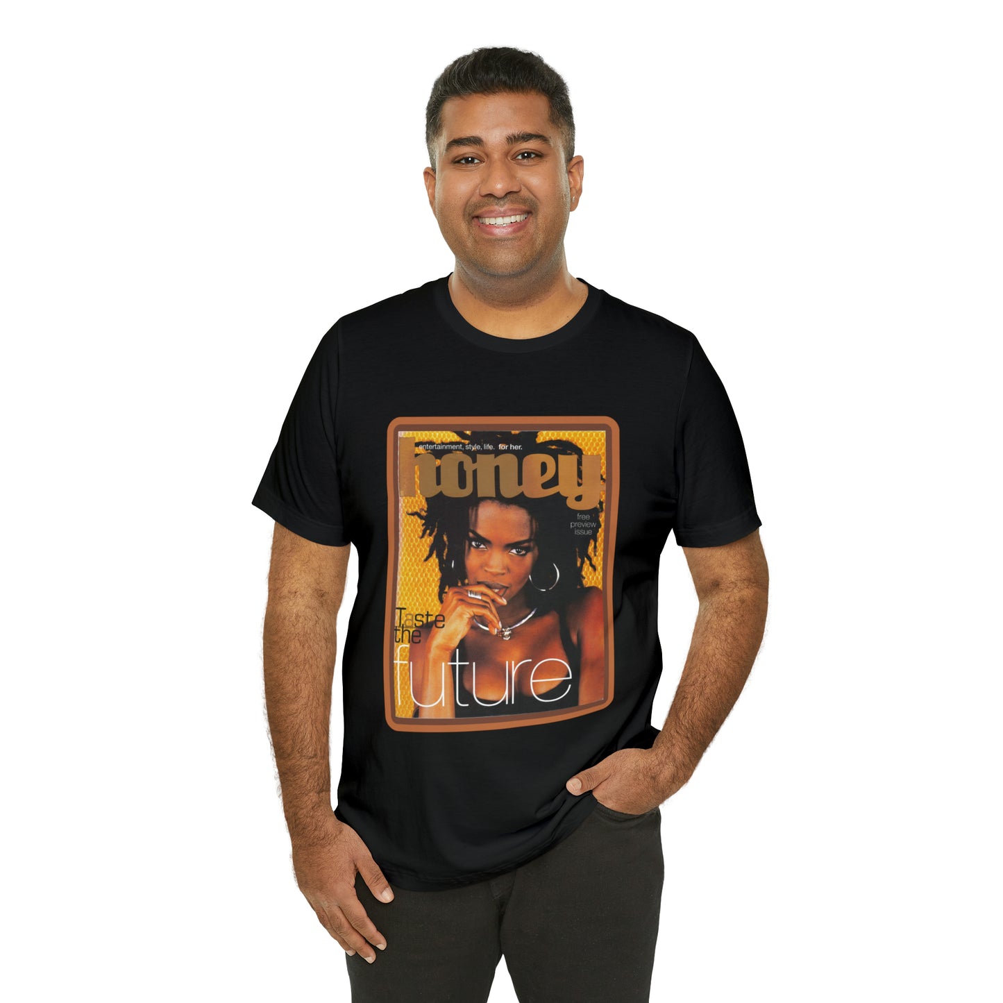 90s Throwback Lauryn Hill Vibe Magazine Unisex Jersey Short Sleeve Tee