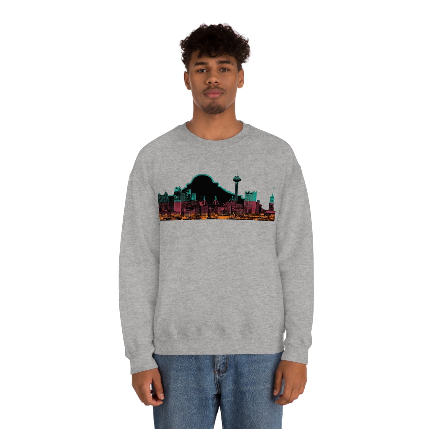 San Antonio Spurs Basketball Unisex Heavy Blend Crewneck Sweatshirt
