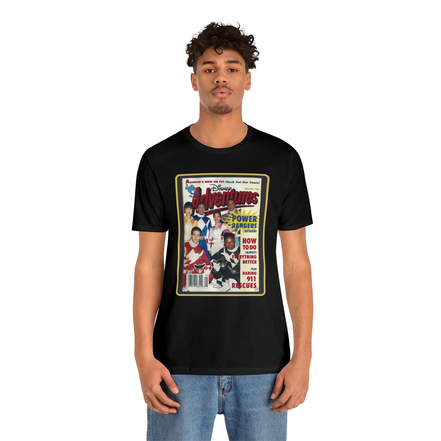 90s Throwback Power Rangers Unisex Jersey Short Sleeve Tee