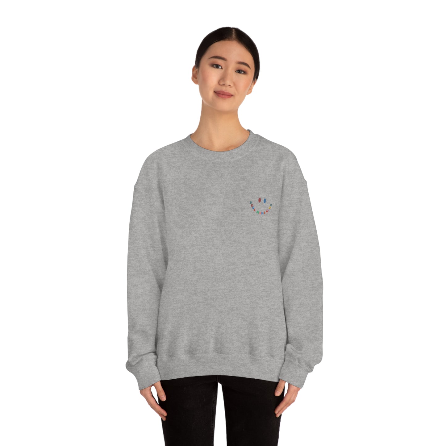 Cool Moms Club Unisex DryBlend® Crewneck Sweatshirt Front/Back Print