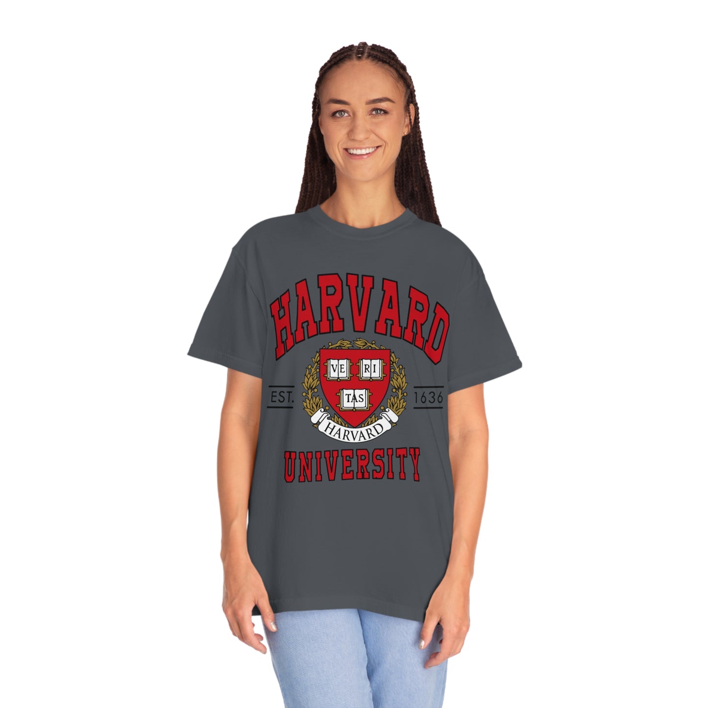 Harvard Unisex Garment-Dyed T-shirt