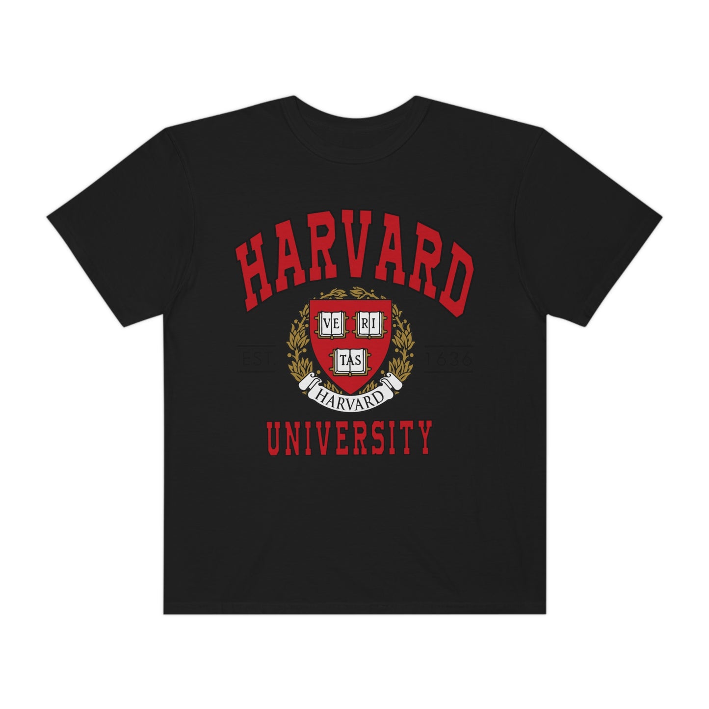 Harvard Unisex Garment-Dyed T-shirt