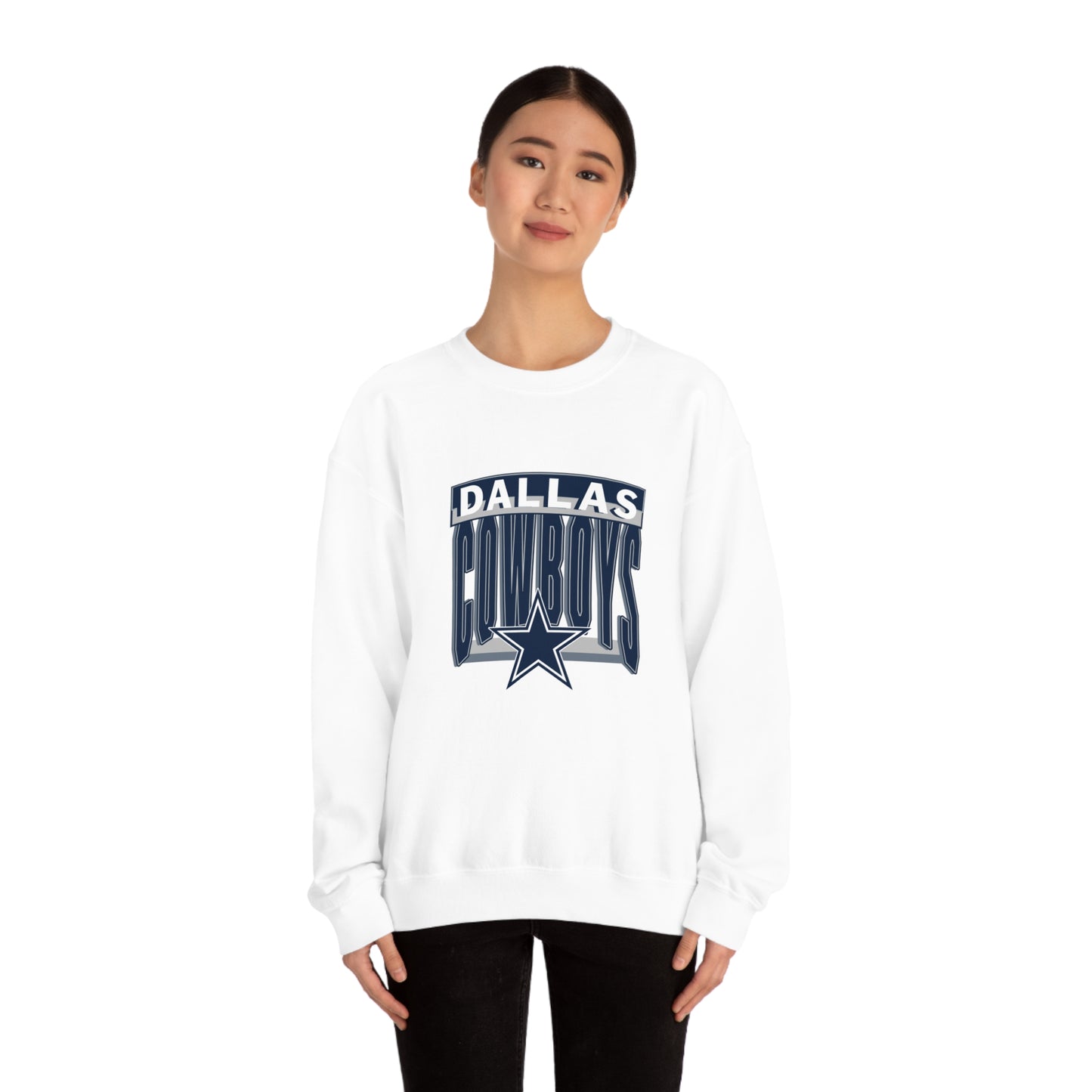 Dallas Cowboys Football Unisex Heavy Blend Crewneck Sweatshirt