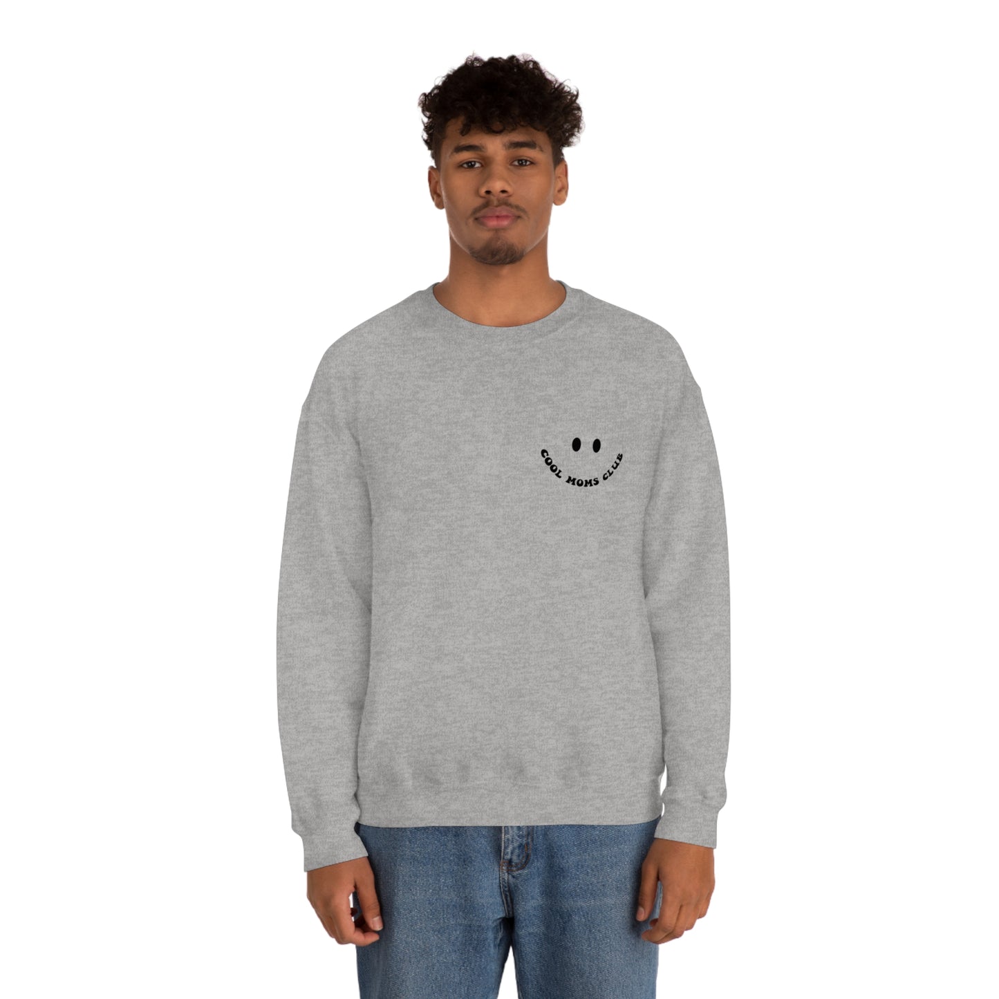 Cool Moms Club Unisex DryBlend® Crewneck Sweatshirt Front/Back Print