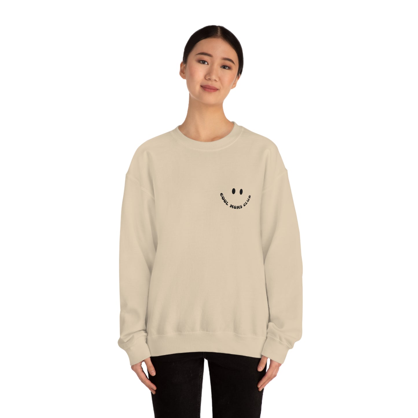 Cool Moms Club Unisex DryBlend® Crewneck Sweatshirt Front/Back Print