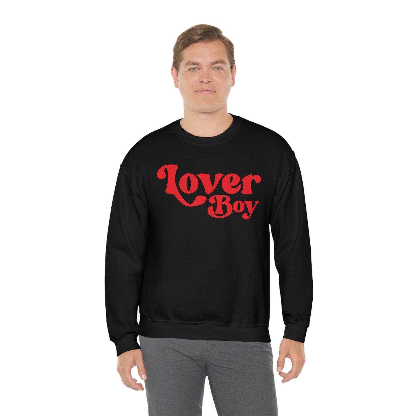 Lover Boy Valentines Day Unisex Heavy Blend Crewneck Sweatshirt