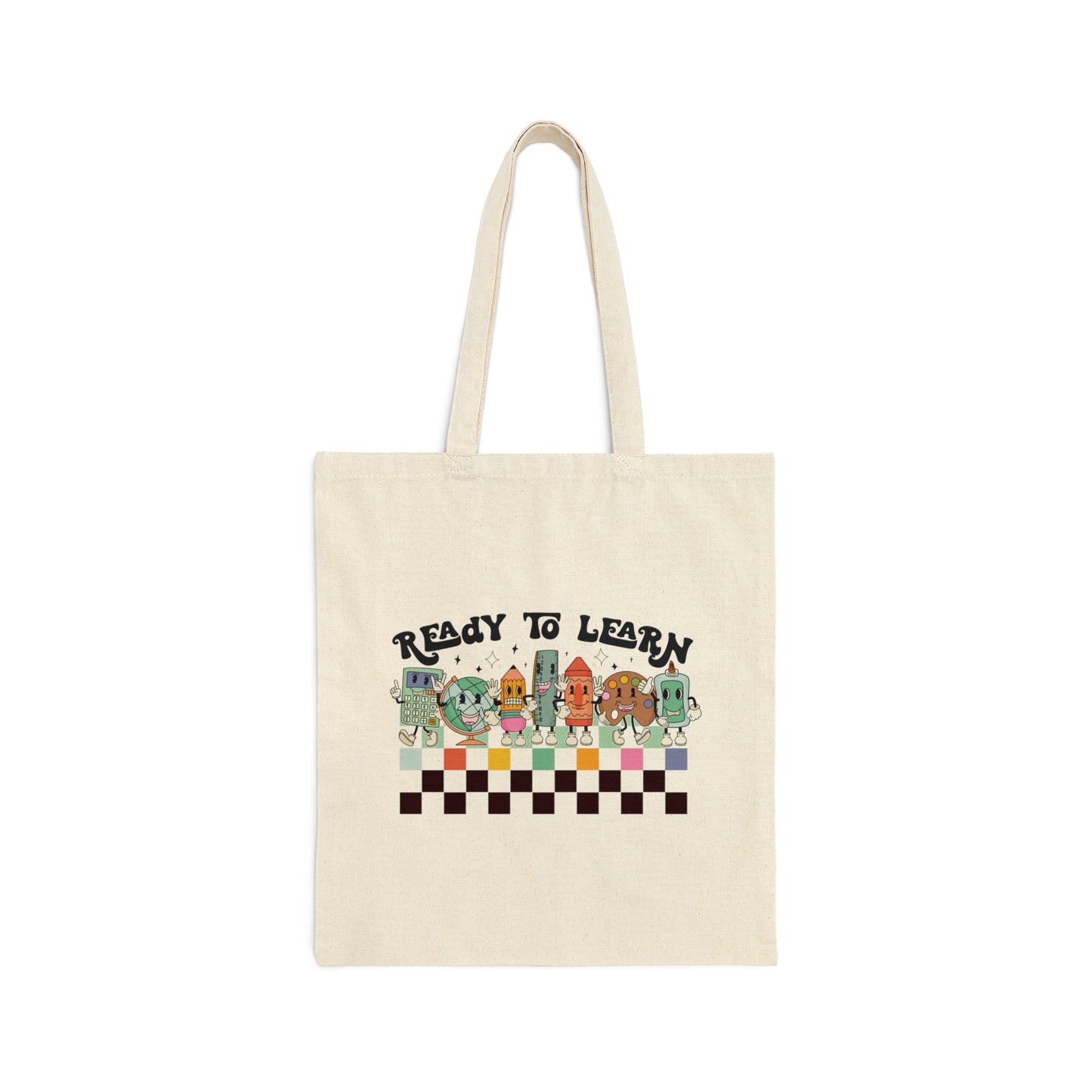 Ready to Learn Teacher Canvas Tote Bag