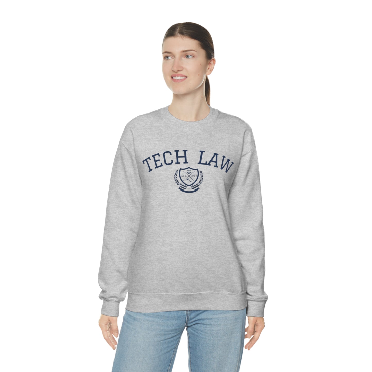 Tech Law Unisex Heavy Blend Crewneck Sweatshirt