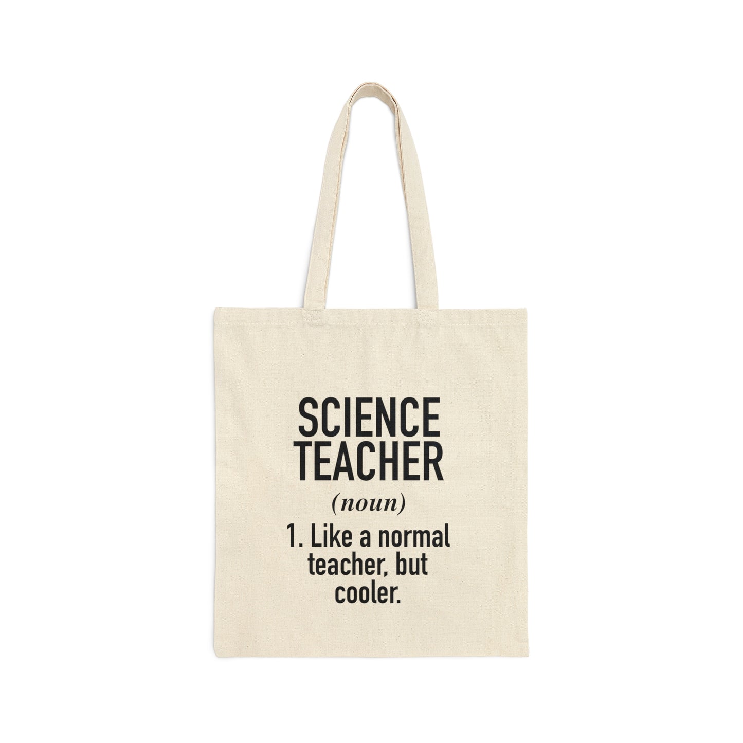 Science Teacher Canvas Tote Bag