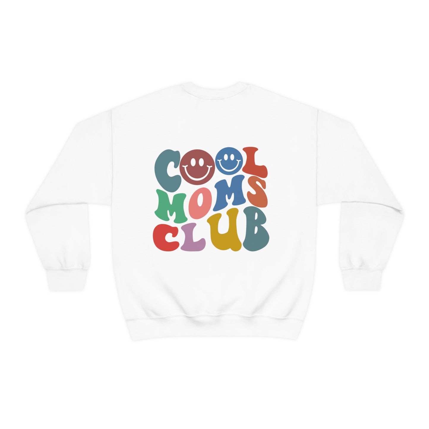 Cool Moms Club Unisex DryBlend® Crewneck Sweatshirt Front/Back Print