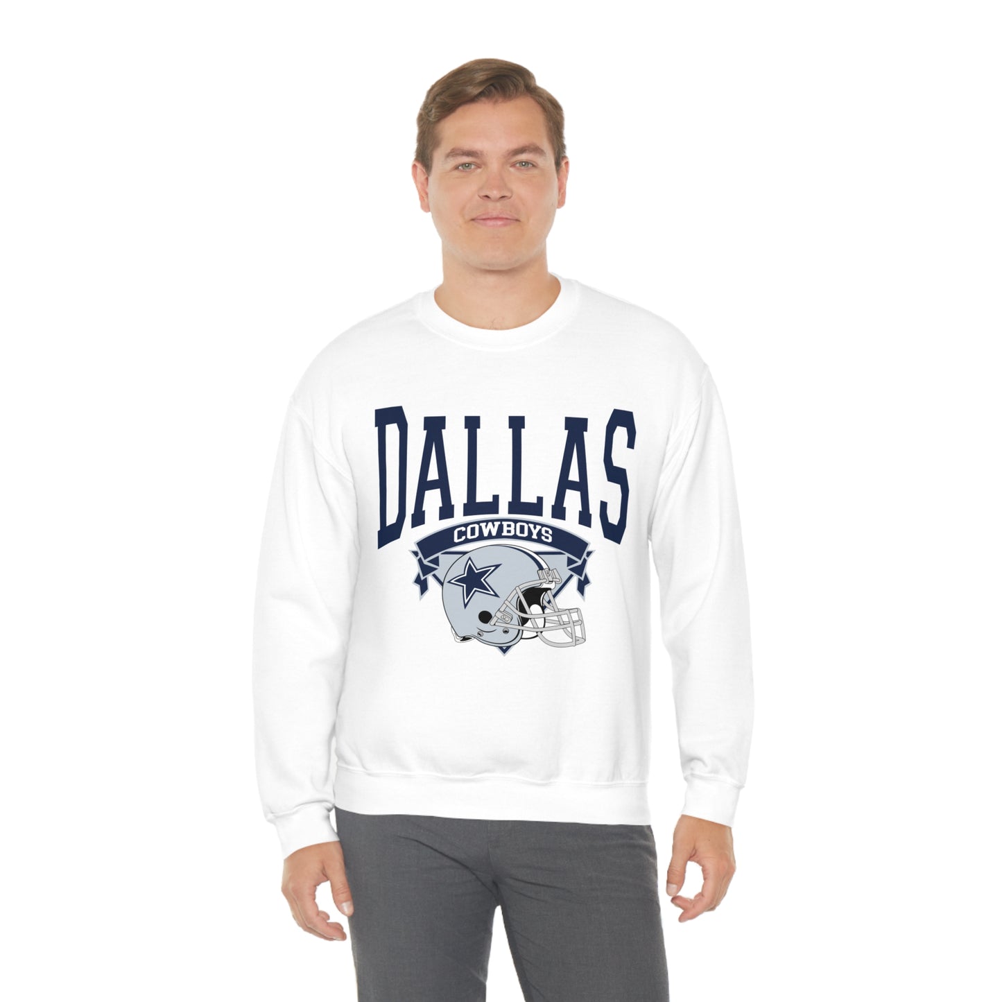 Dallas Cowboys Football Unisex Heavy Blend Crewneck Sweatshirt