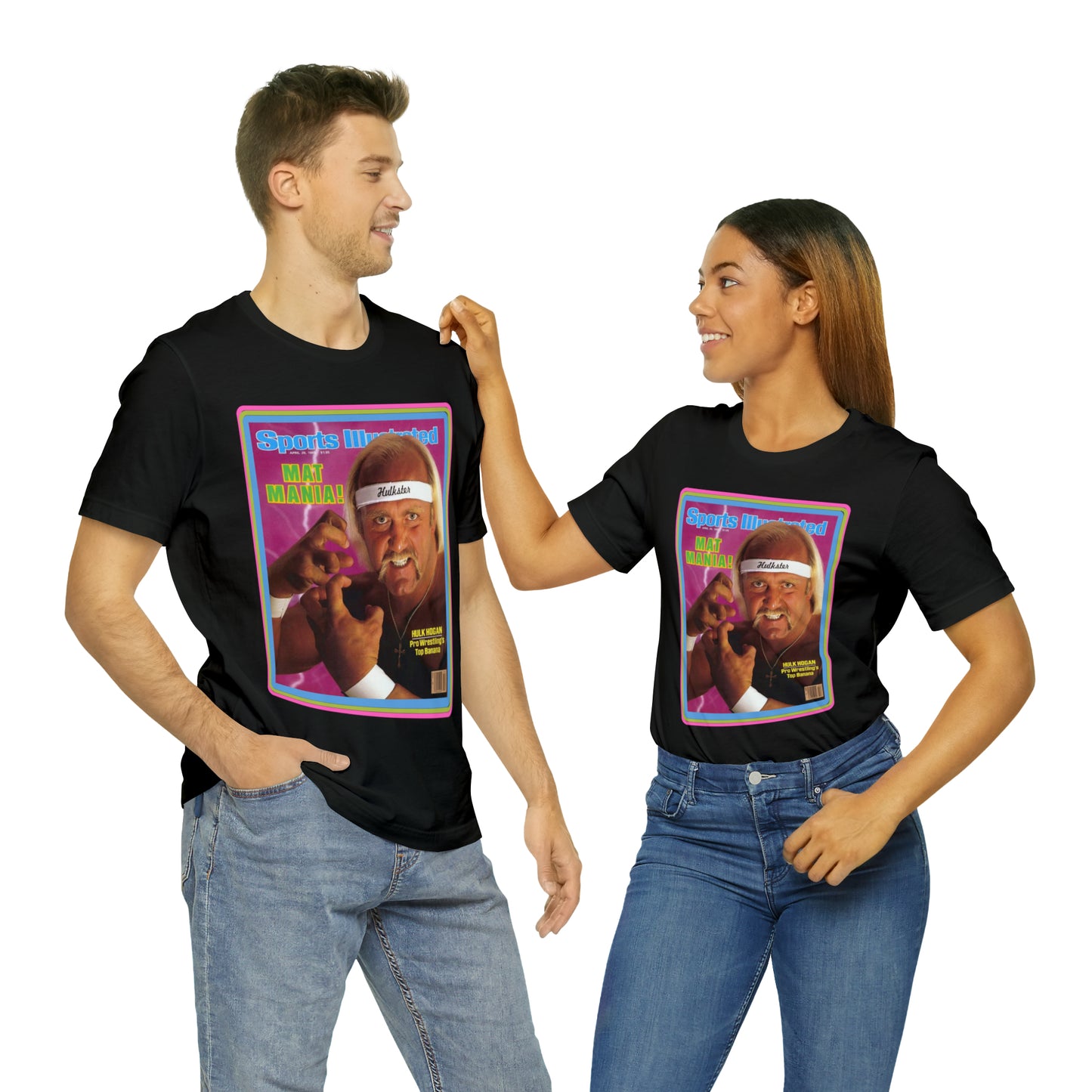 90s Throwback Hulk Hogan Sports Illustrated Magazine Unisex Jersey Short Sleeve Tee