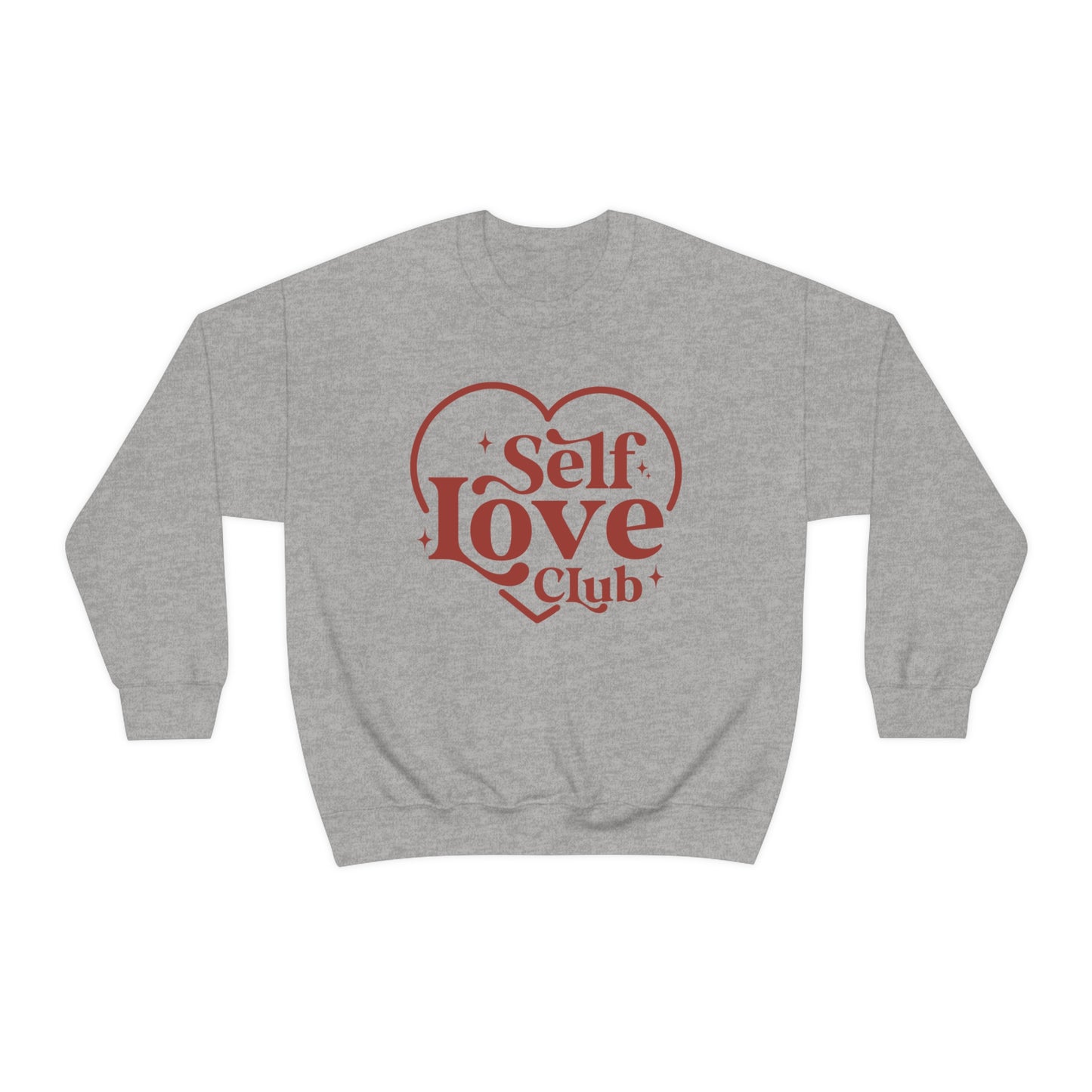 Self Love Club Valentines Day Unisex Heavy Blend Crewneck Sweatshirt