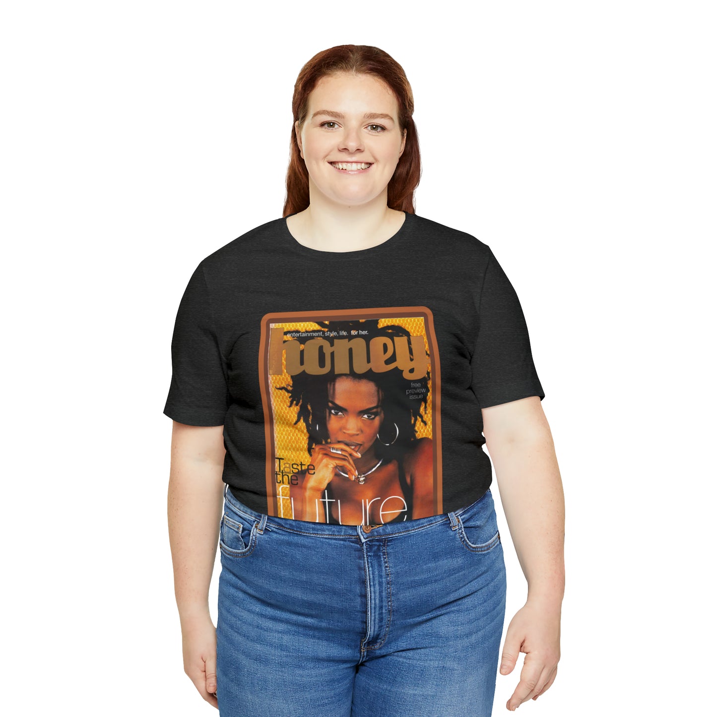 90s Throwback Lauryn Hill Vibe Magazine Unisex Jersey Short Sleeve Tee