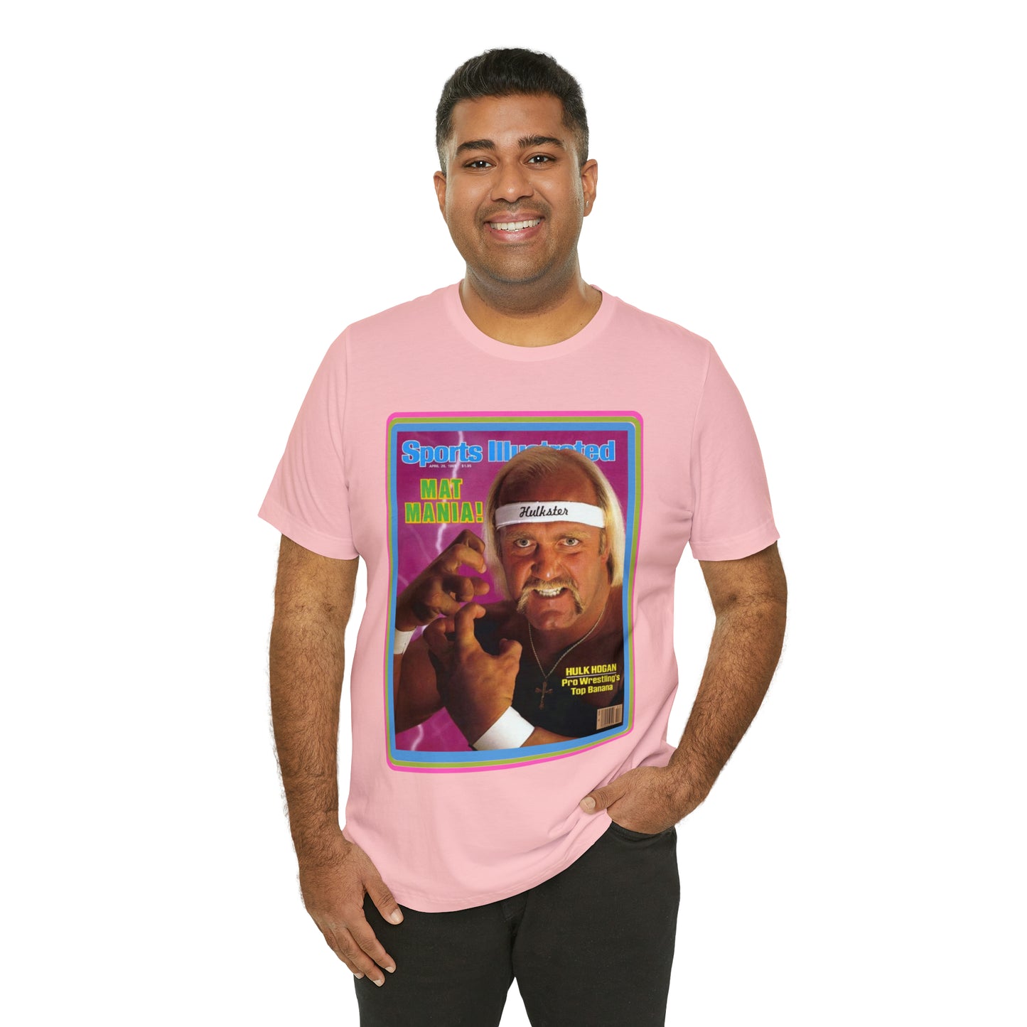 90s Throwback Hulk Hogan Sports Illustrated Magazine Unisex Jersey Short Sleeve Tee