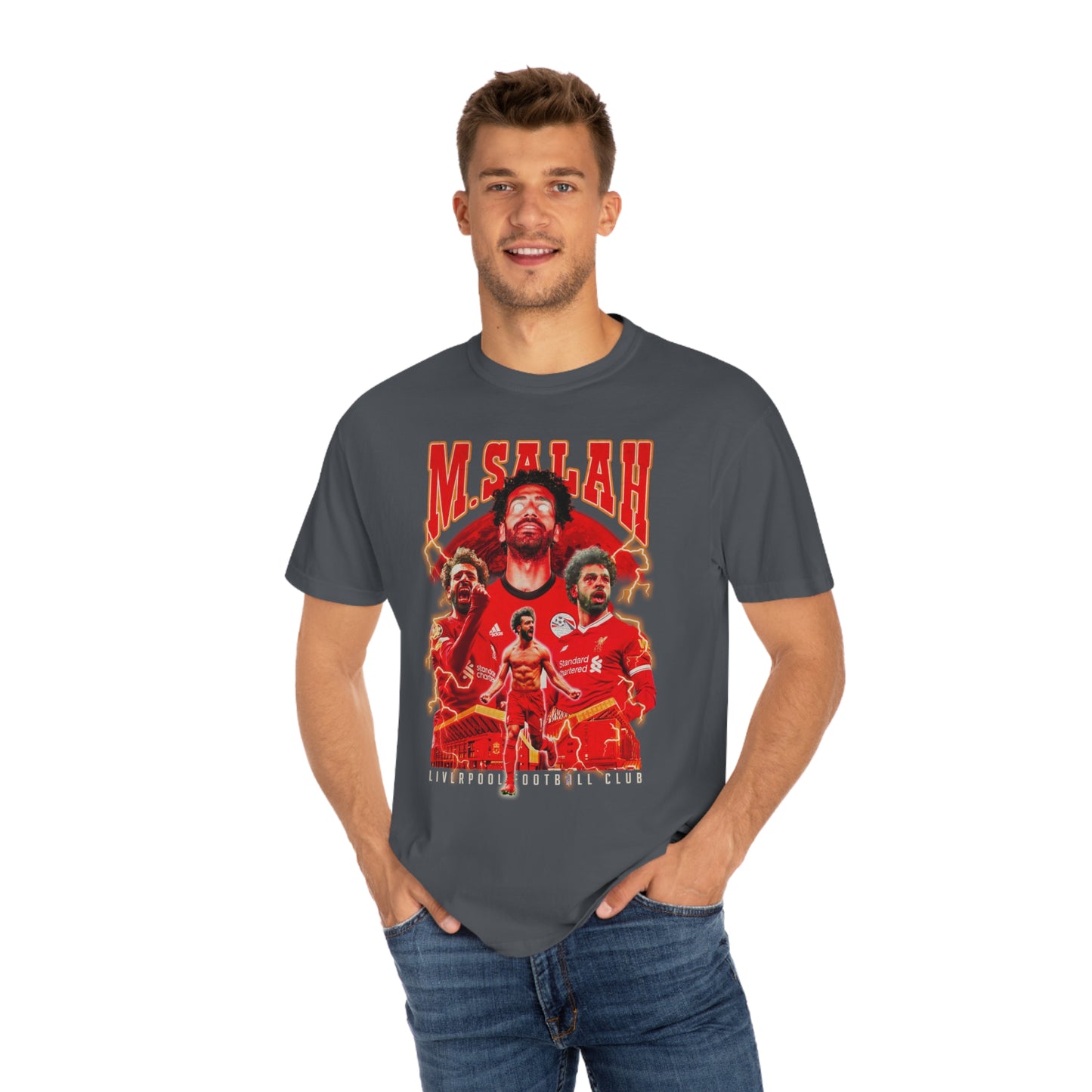 M.Salah Soccer Unisex Garment-Dyed T-shirt