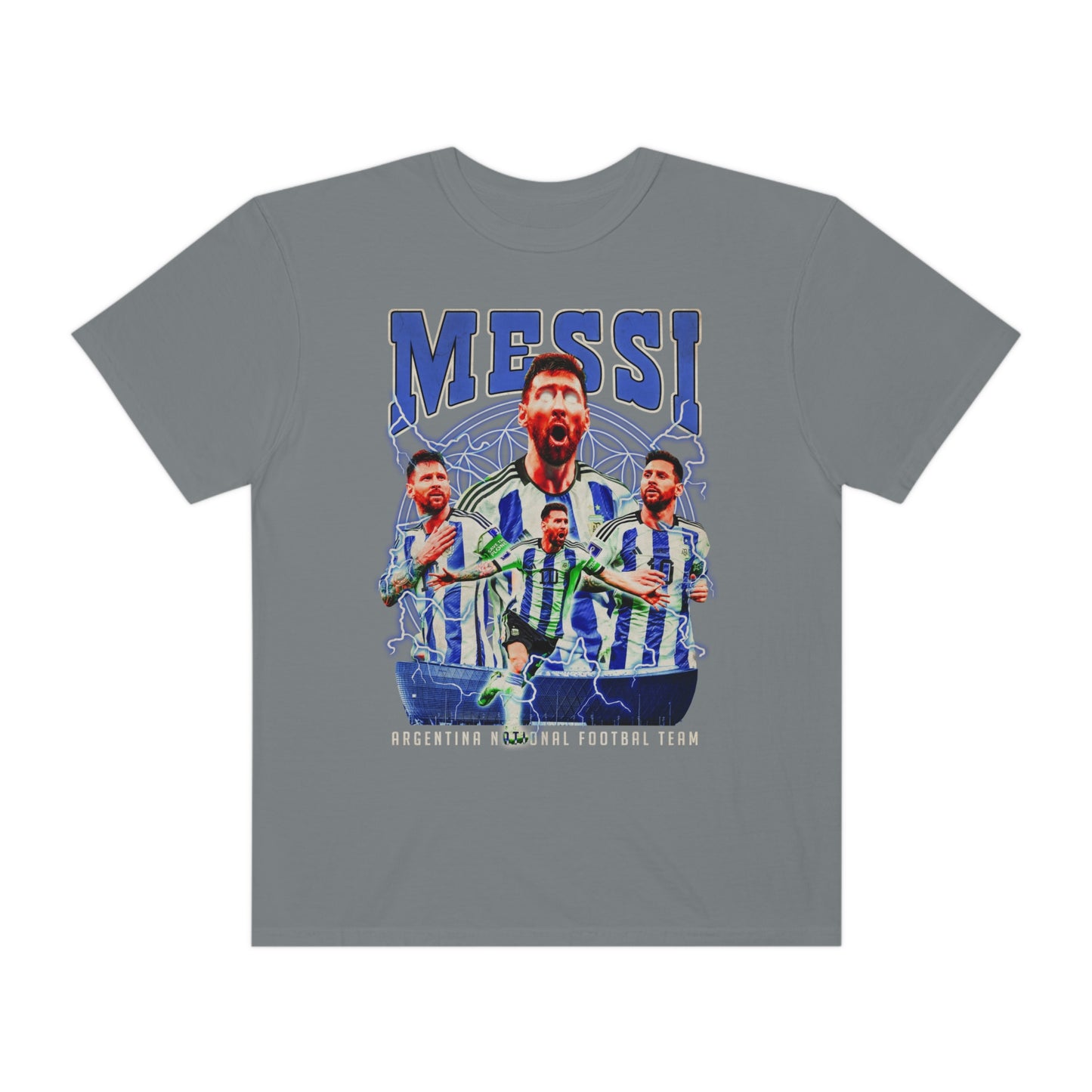 Messi Soccer Unisex Garment-Dyed T-shirt