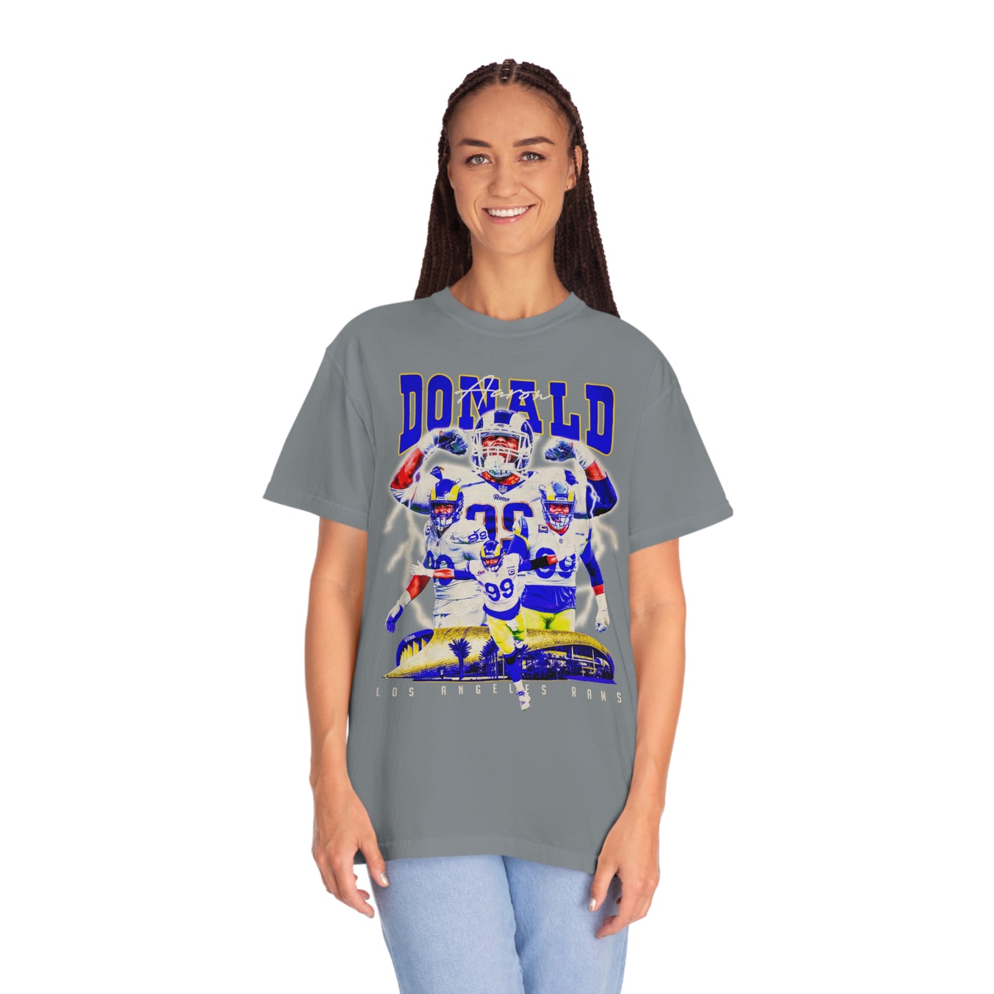 Donald Rams Football Unisex Garment-Dyed T-shirt