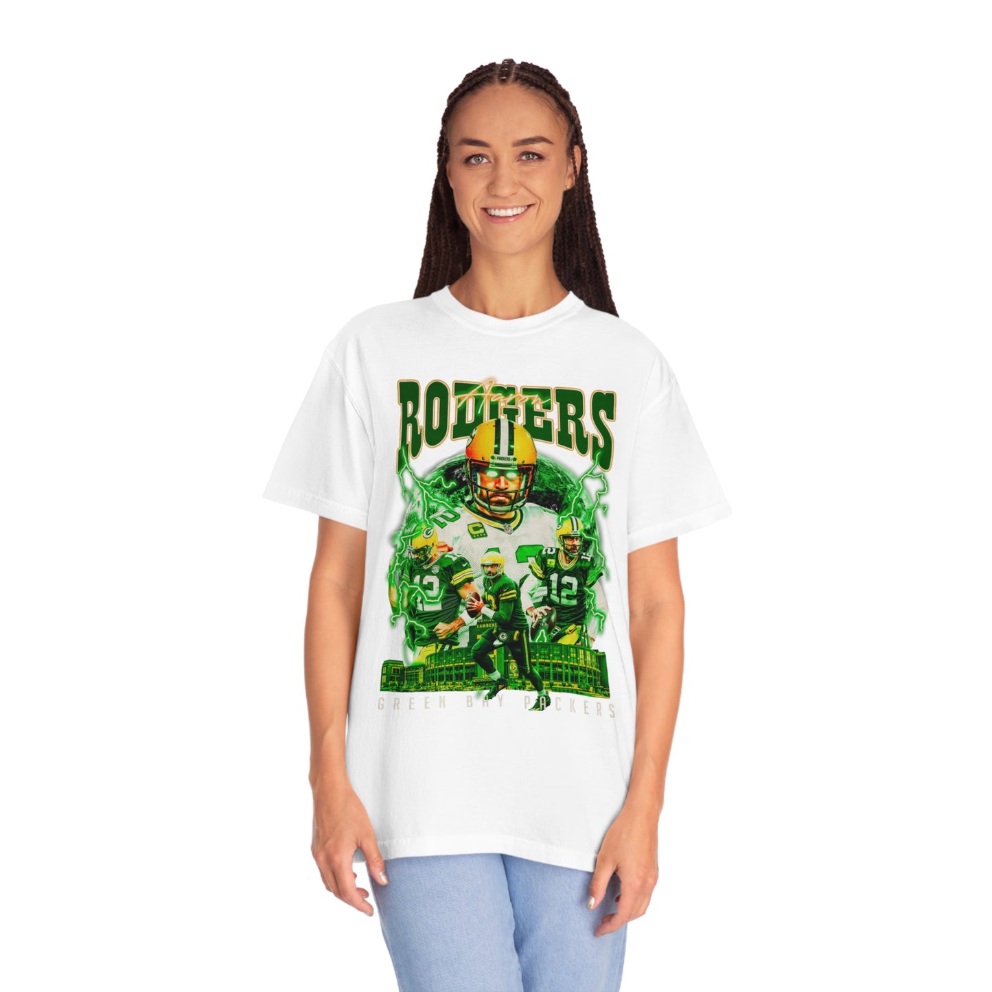 Rodgers Greenbay Football Unisex Garment-Dyed T-shirt