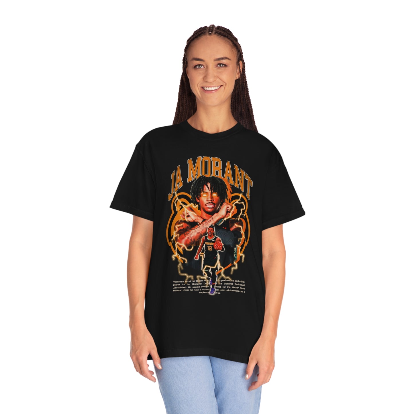 Ja Morant Memphis Basketball Unisex Garment-Dyed T-shirt