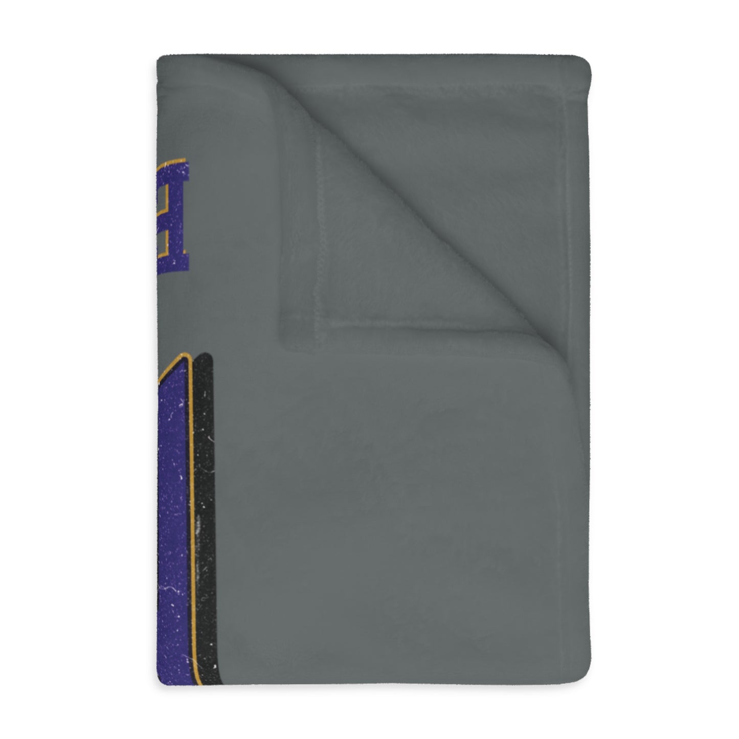 Baltimore Football Velveteen Minky Throw Blanket
