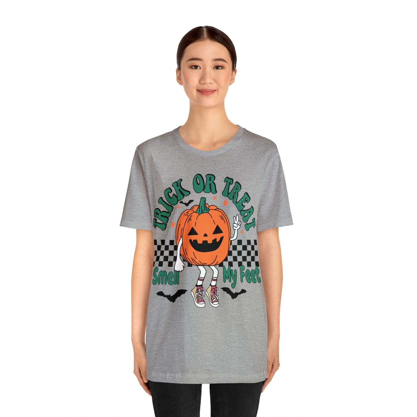 Trick or Treat Smell My Feet | Unisex Jersey Short Sleeve Tee
