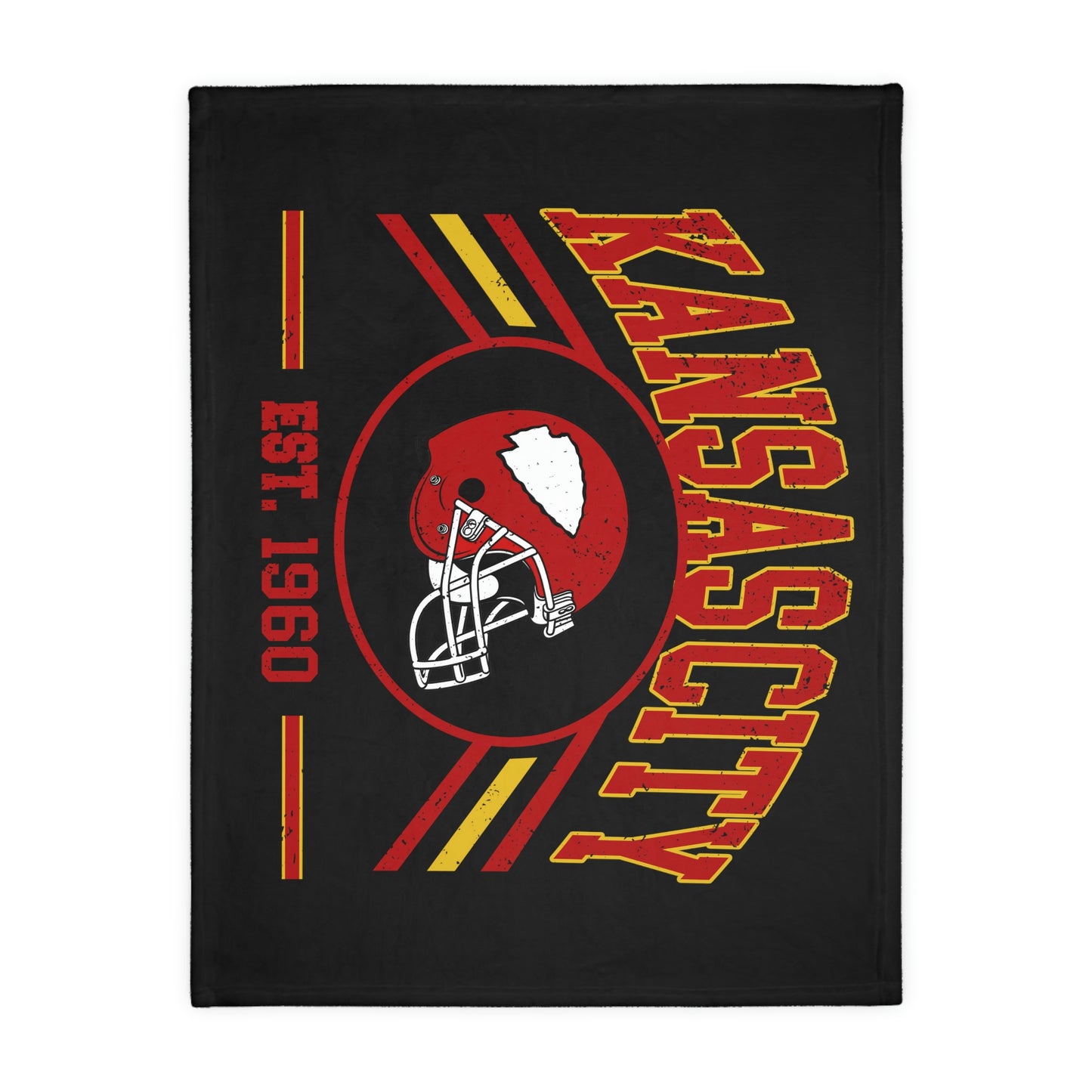 Kansas Football | Velveteen Plush Blanket