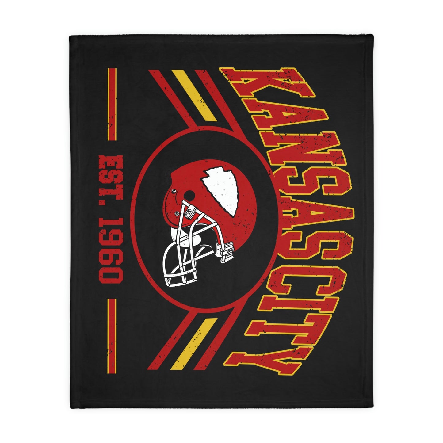 Kansas Football | Velveteen Plush Blanket