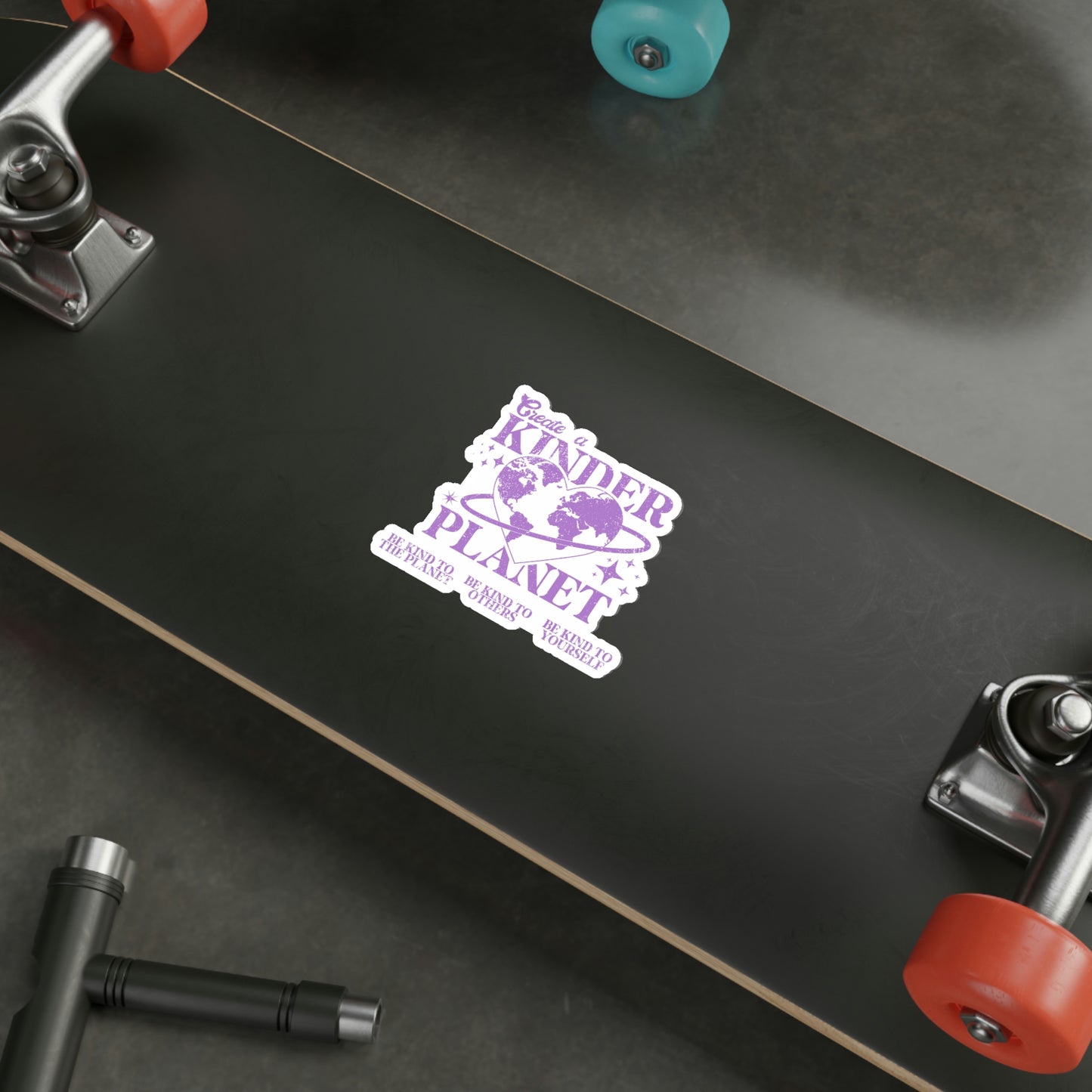 Create A Kinder Planet | Die-Cut Vinyl Stickers